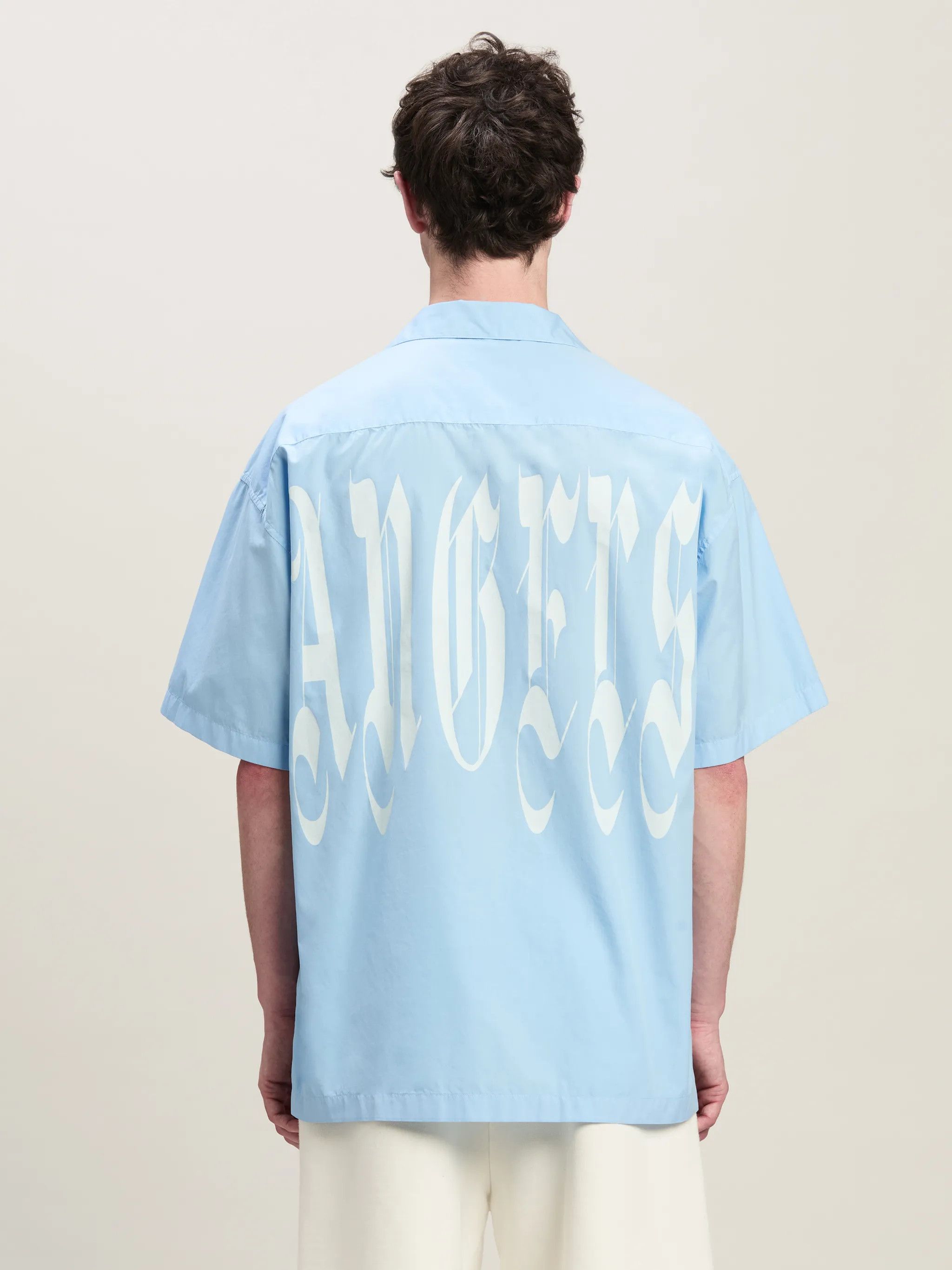 Palm Angels Gothic Logo Shirt Size US M / EU 48-50 / 2 - 3 Thumbnail