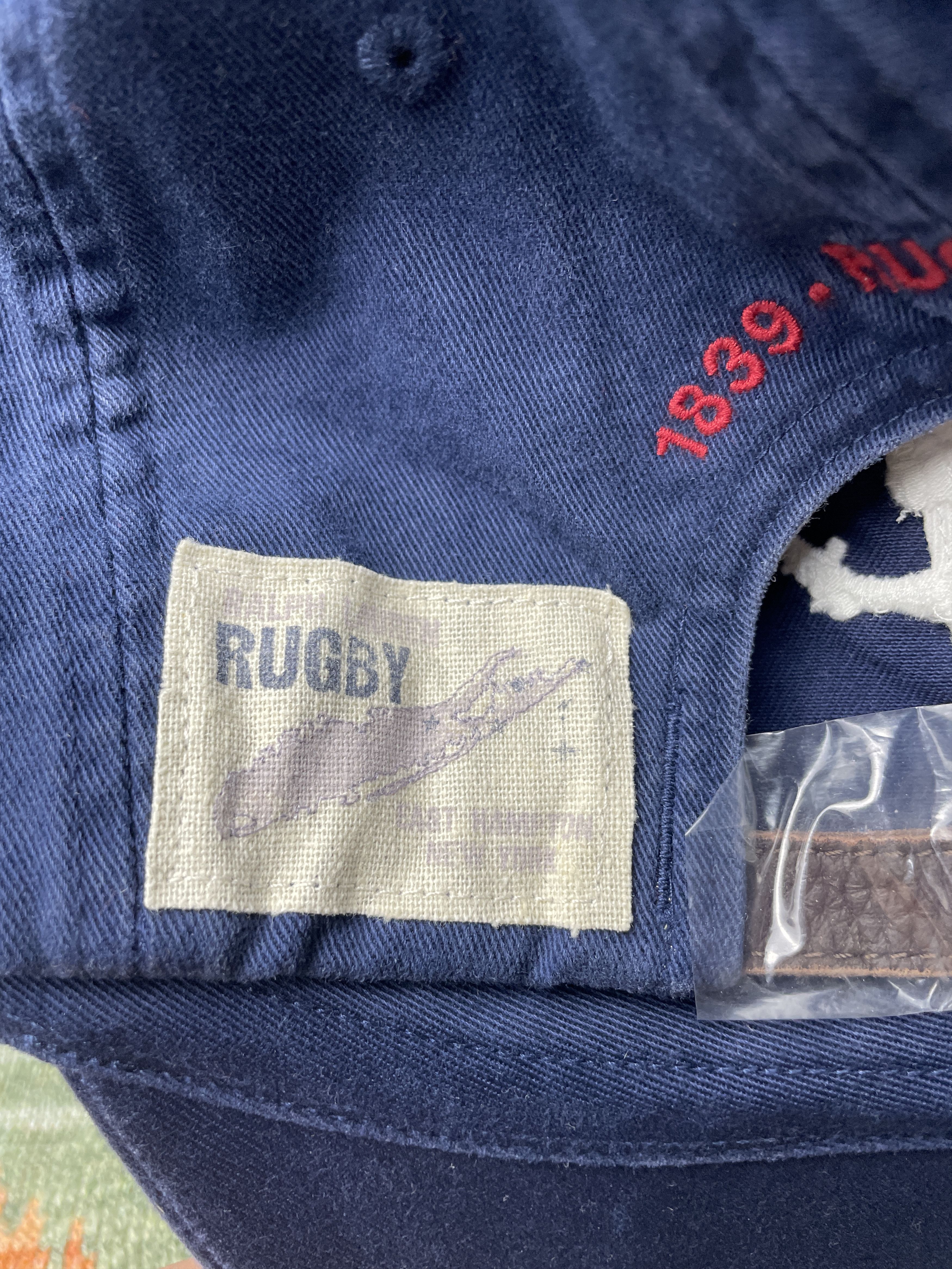 Ralph Lauren × Rugby Ralph Lauren Polo Ralph Lauren Rugby Leather Baseball Hat Cap Size ONE SIZE - 3 Thumbnail