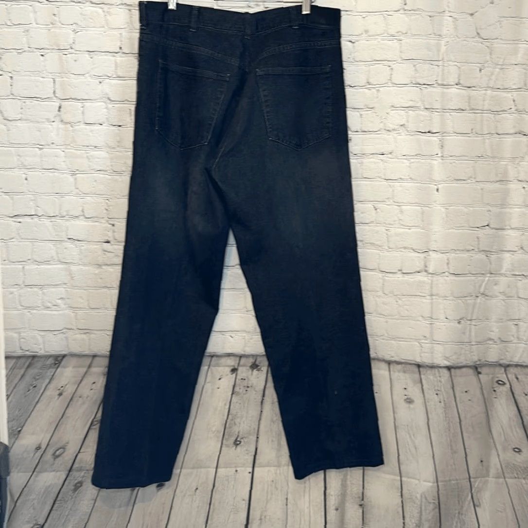 Calvin Klein Calvin Klein Mens Black Straight Leg Jeans 36 32 100% Cotton Jeans Men Black Straight 36 32 Regular Mens Size US 36 / EU 52 - 6 Thumbnail