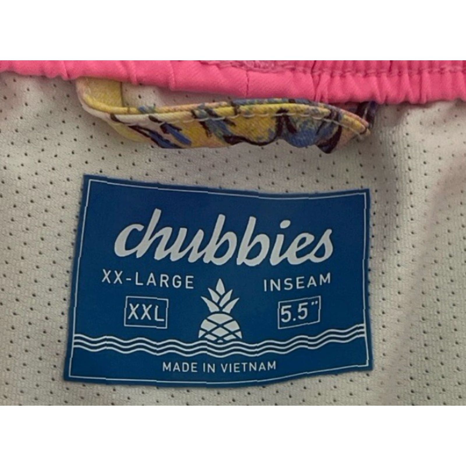 Chubbies Chubbies Puffer Fish Swim Trunks 5.5” XXL Men Trunks Multicolor Neon Puffer Fish Swim Trunks Size US 39 - 2 Thumbnail