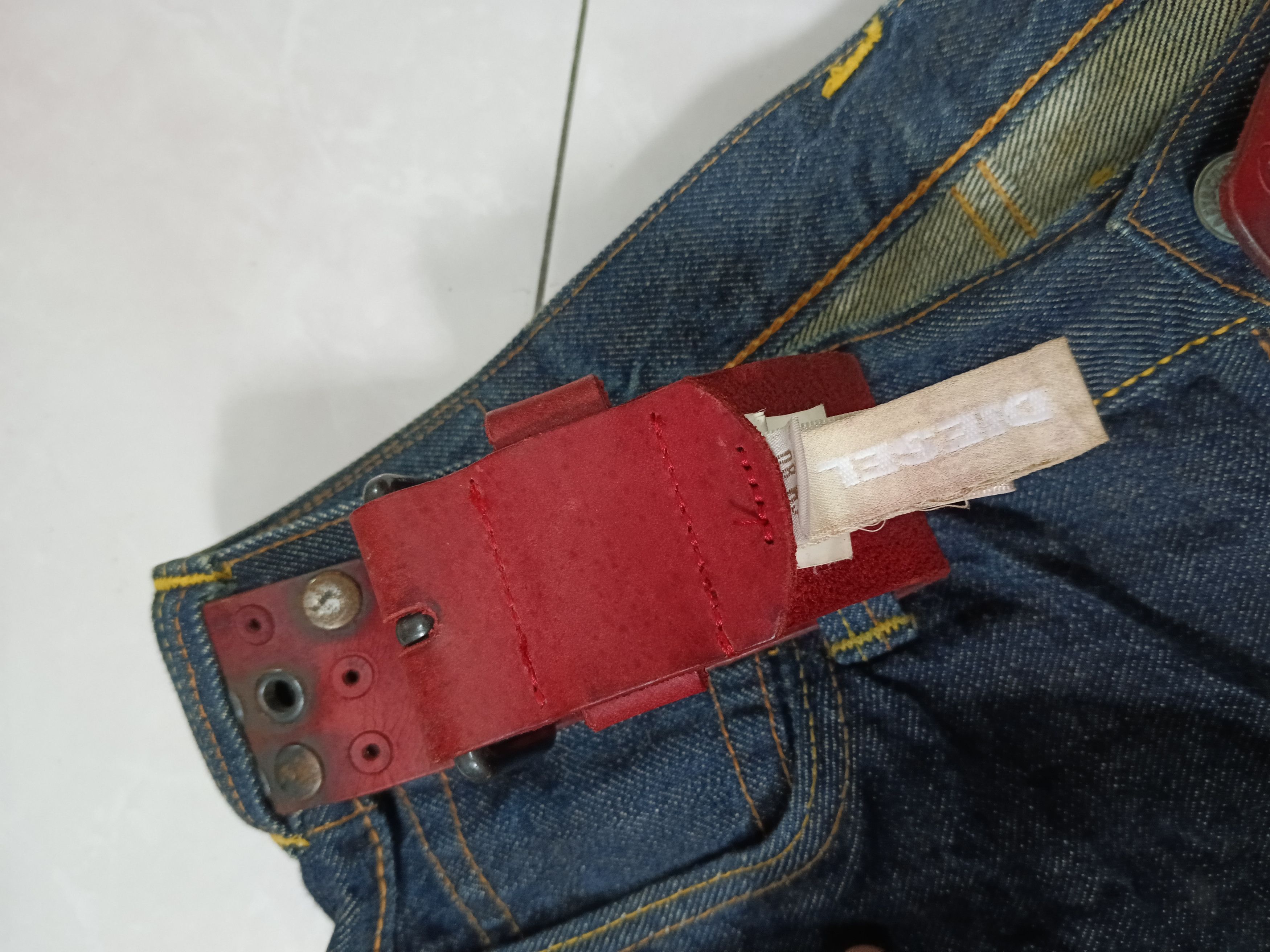 Diesel × Leather DIESEL LEATHER STUDDED BELT Size ONE SIZE - 10 Thumbnail