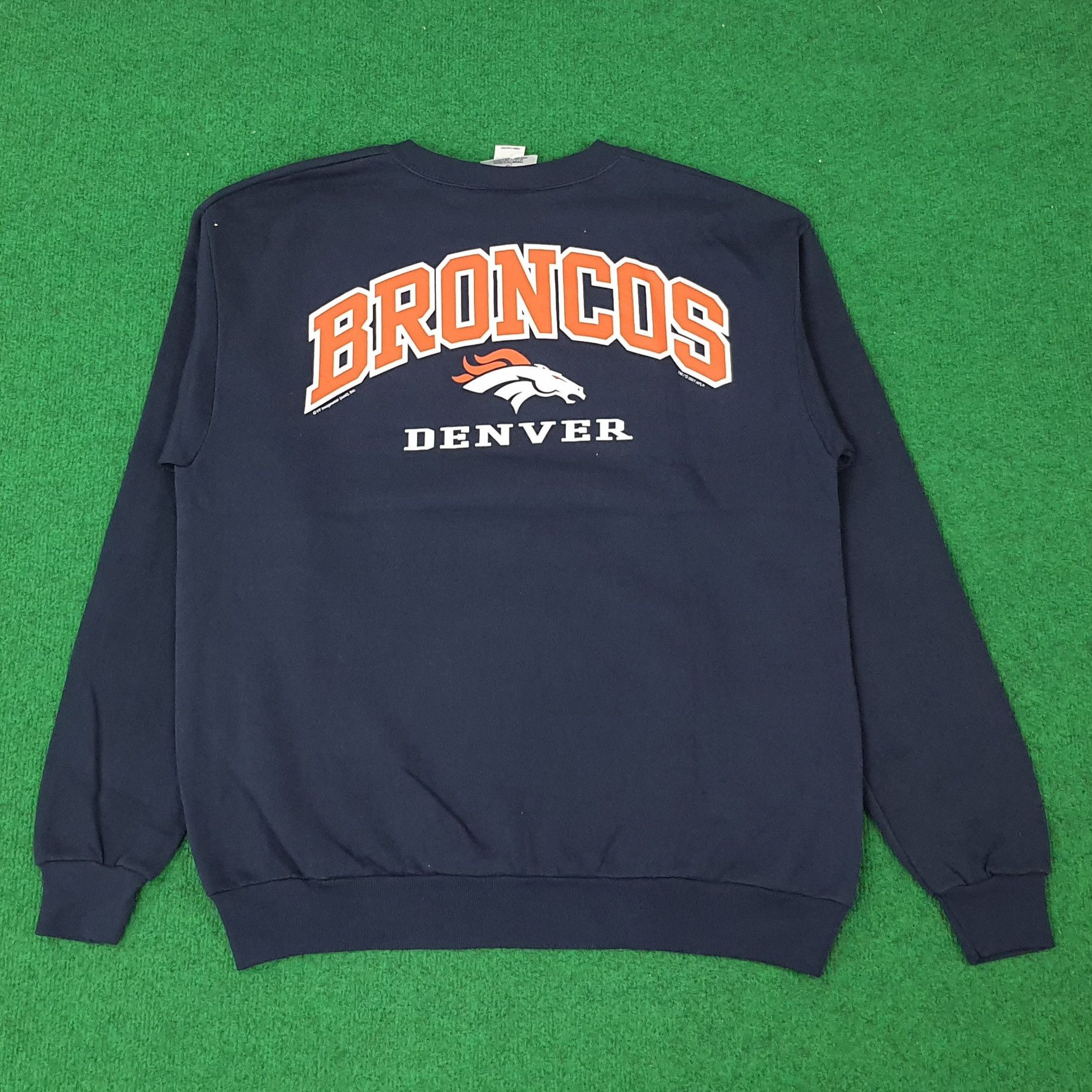 NFL Vintage Denver Broncos Football Team NFL Sweatshirt C253N8 Size US L / EU 52-54 / 3 - 4 Thumbnail