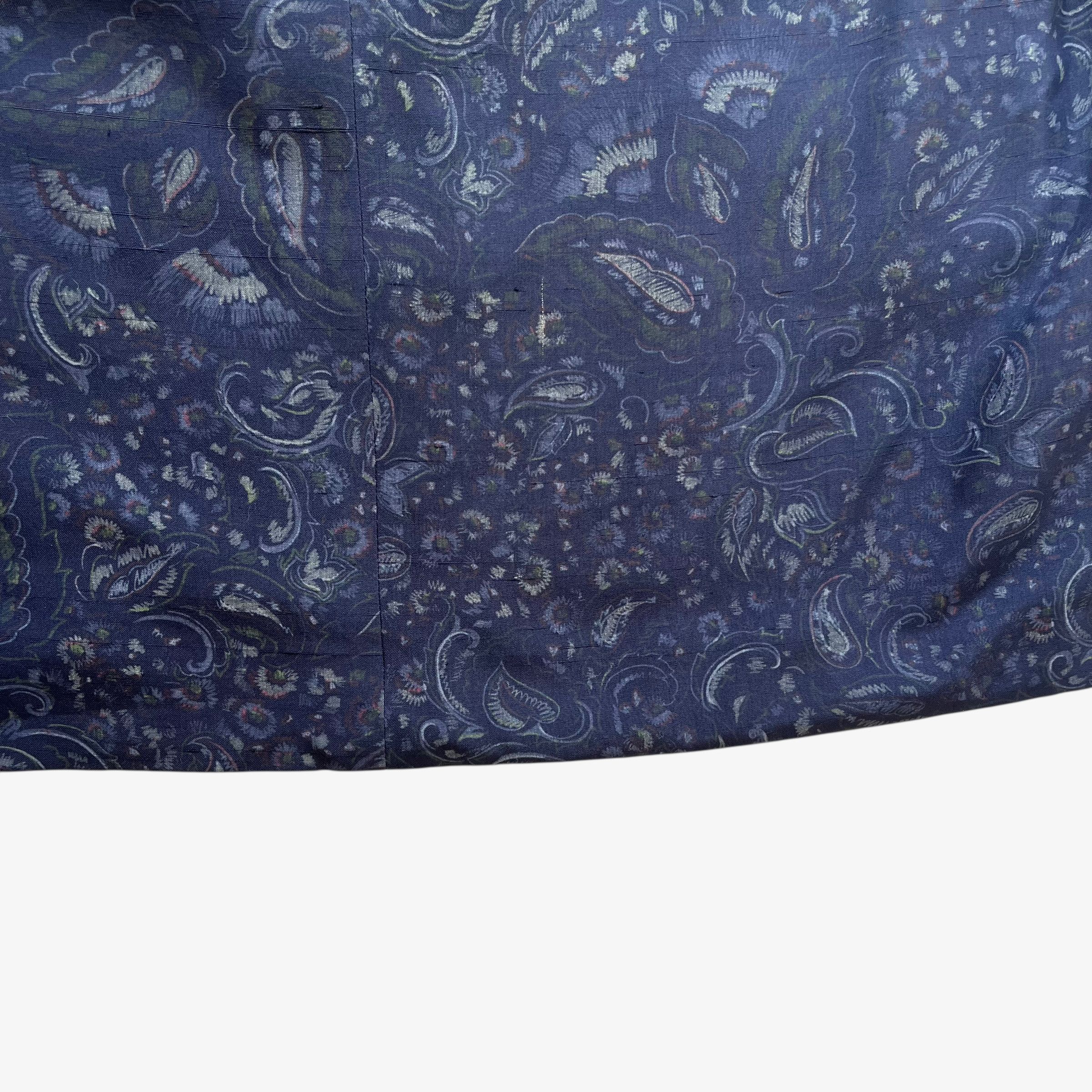 Marina Rinaldi Vintage 90s Women's Marina Rinaldi Paisley Print Silk Blazer Size XL / US 12-14 / IT 48-50 - 4 Thumbnail