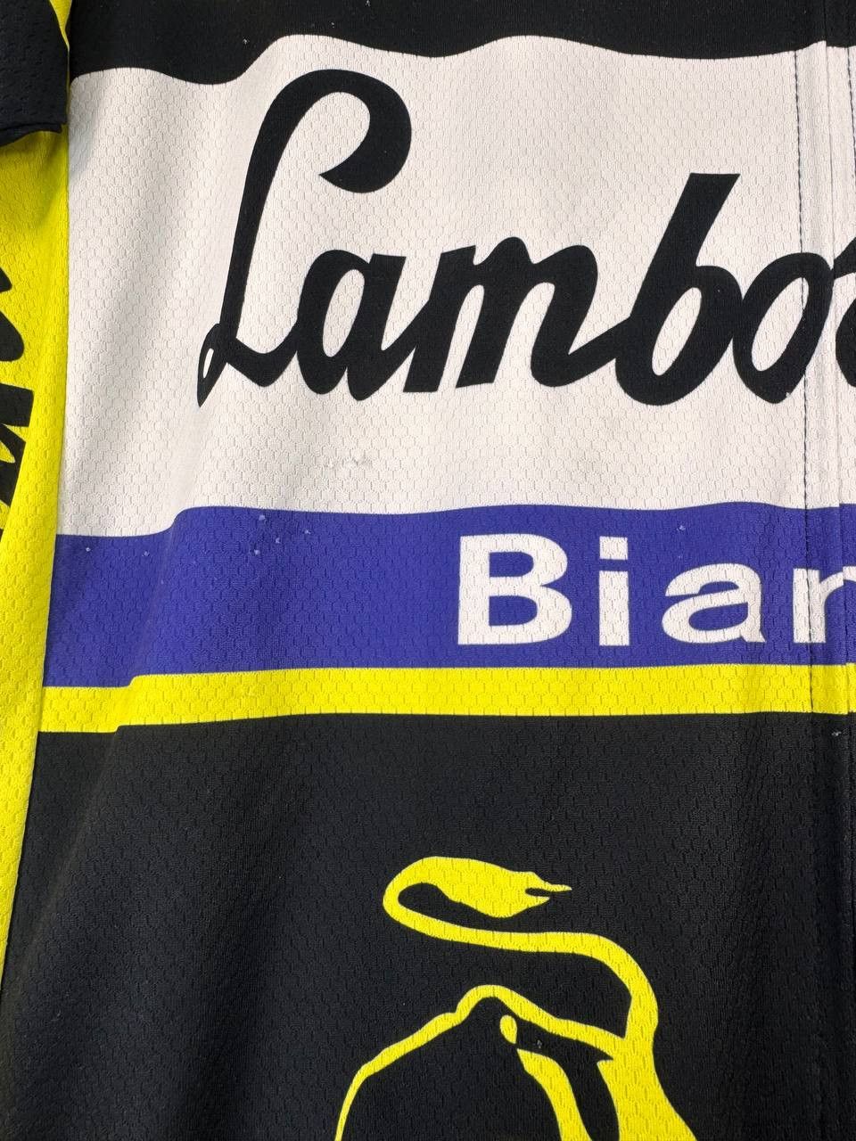 Other Vintage Lamborghini Bianchi Cycling Jersey Santini Size XL Size US XL / EU 56 / 4 - 3 Thumbnail