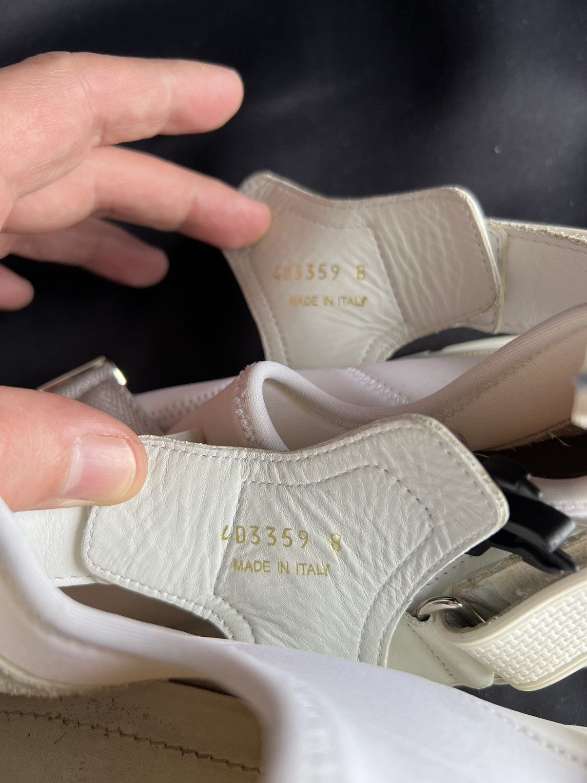 Prada PRADA Fabric/Leather Sneakers White Size 8 Size US 10 / EU 43 - 9 Thumbnail