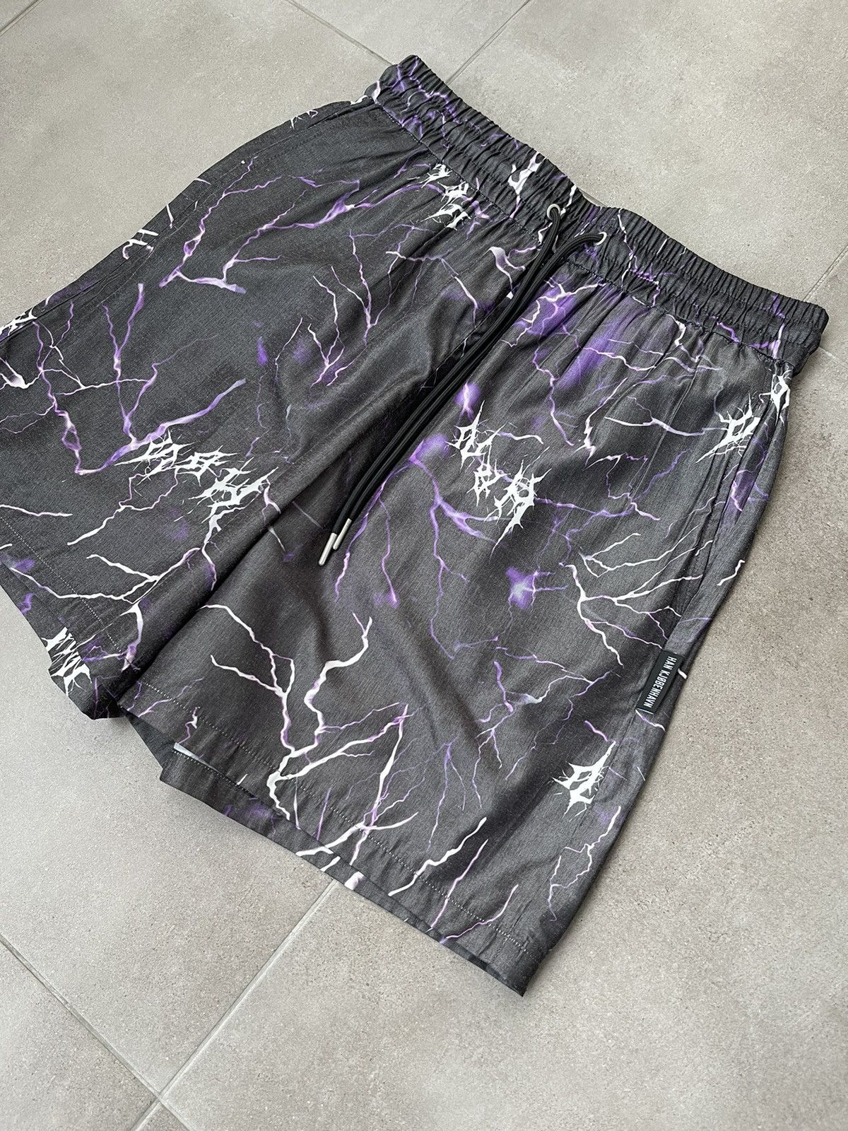 Han Kjobenhavn !DS! FW22 Han Kjobenhavn Purple Thunder Track Shorts Size US 34 / EU 50 - 13 Thumbnail