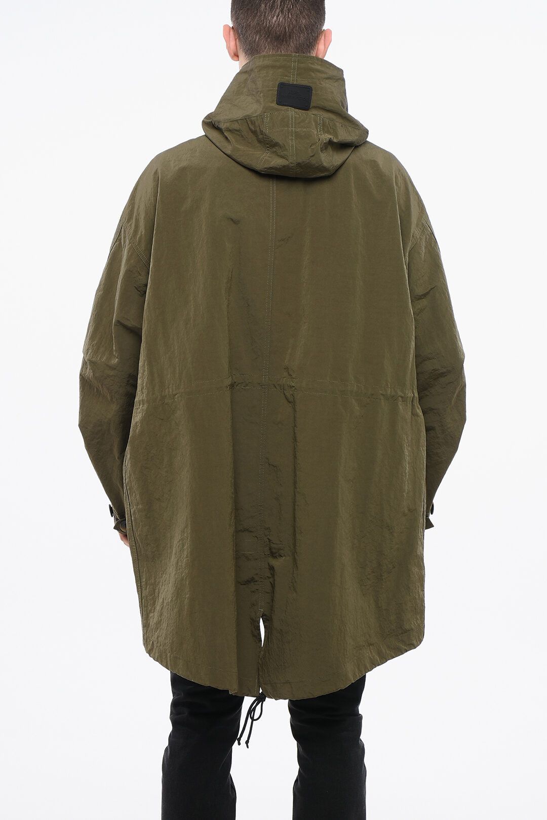 Dolce & Gabbana og1mm0825 Hooded Nyon Parka in Green Size US S / EU 44-46 / 1 - 2 Thumbnail