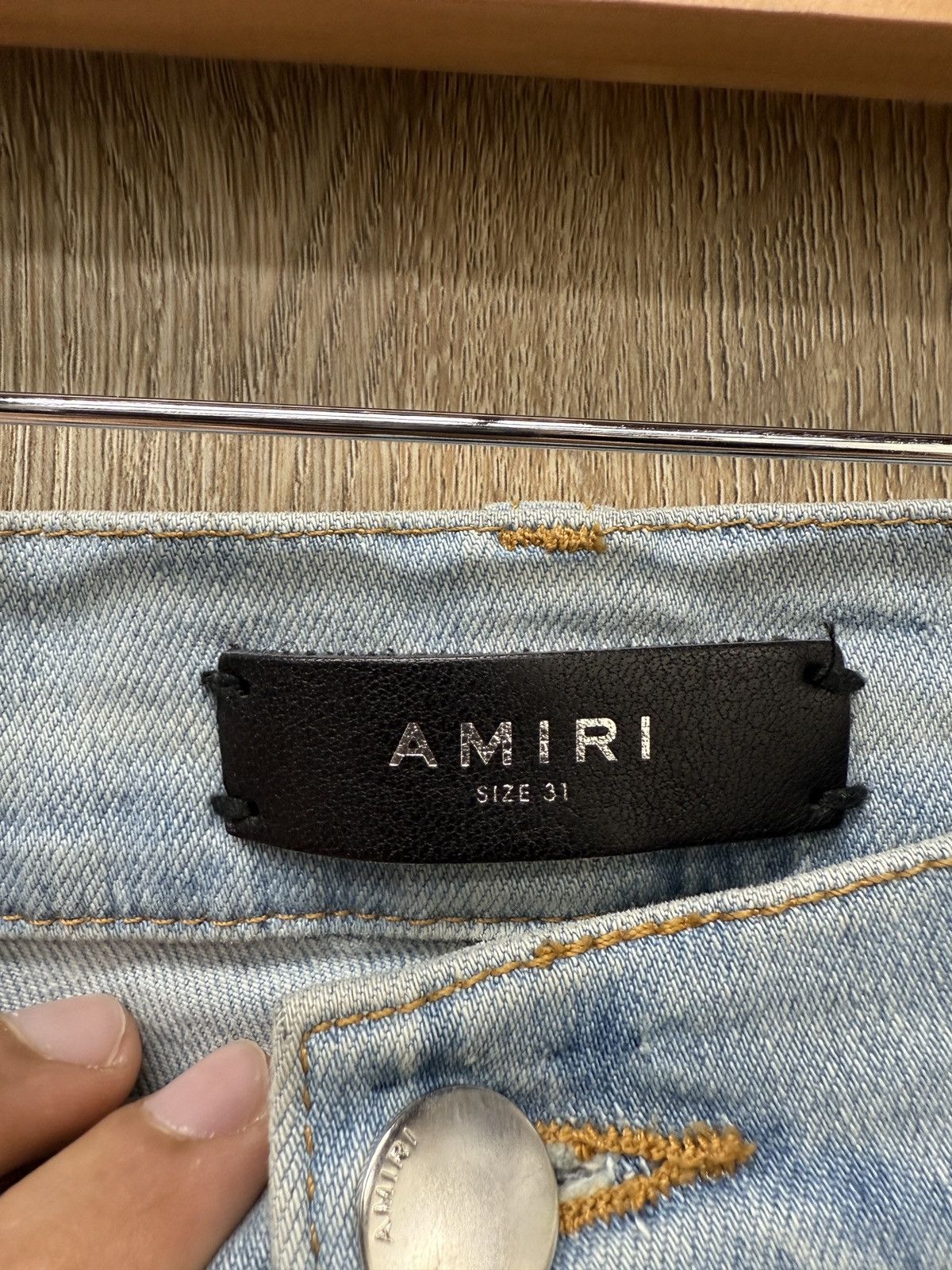 Amiri Amiri Thrasher Denim Jeans Size US 31 - 5 Thumbnail