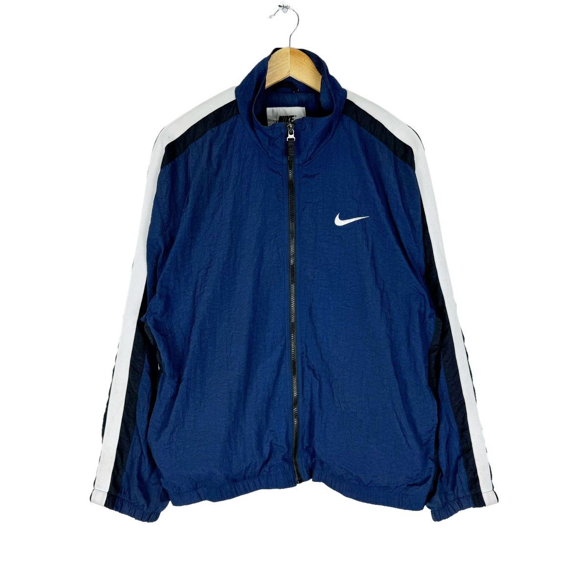 Vintage ⚡️NIKE SWOOSH SPORTS WINDBREAKER LIGHT JACKET Size US L / EU 52-54 / 3 - 2 Thumbnail