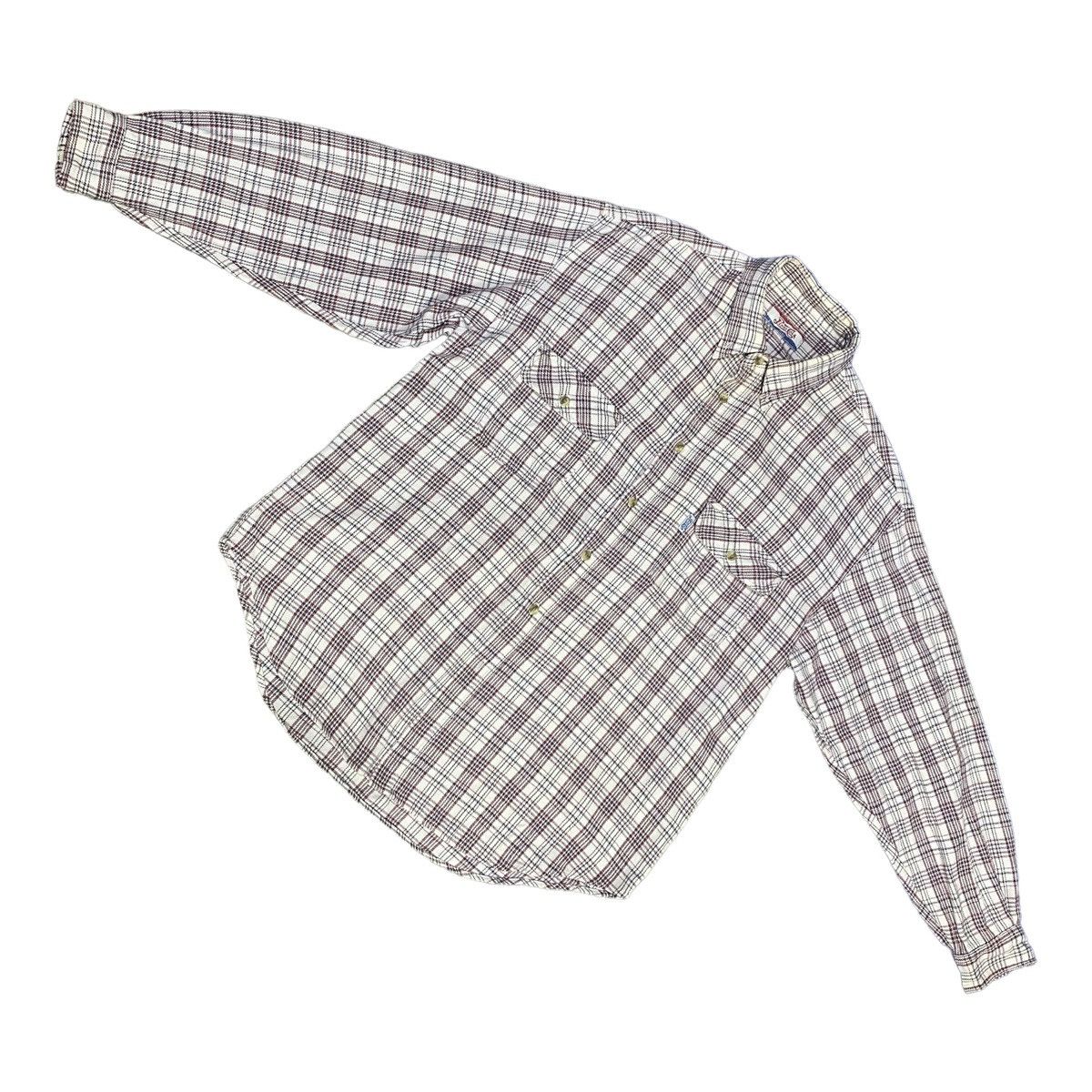 Flannel × Pepsi × Vintage Vintage Pepsicola Flannel Shirt Size US L / EU 52-54 / 3 - 3 Thumbnail