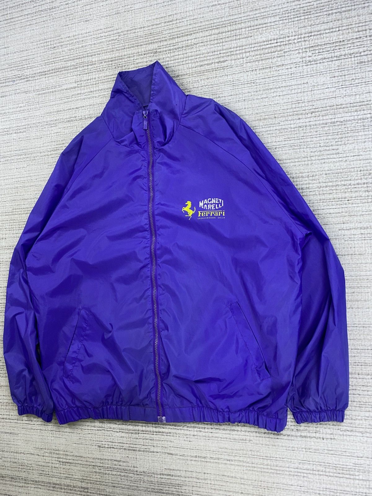 Ferrari × Vintage Vintage 90s Magnet Marelli X Ferrari Racing Nylon Jacket Size US L / EU 52-54 / 3 - 4 Thumbnail