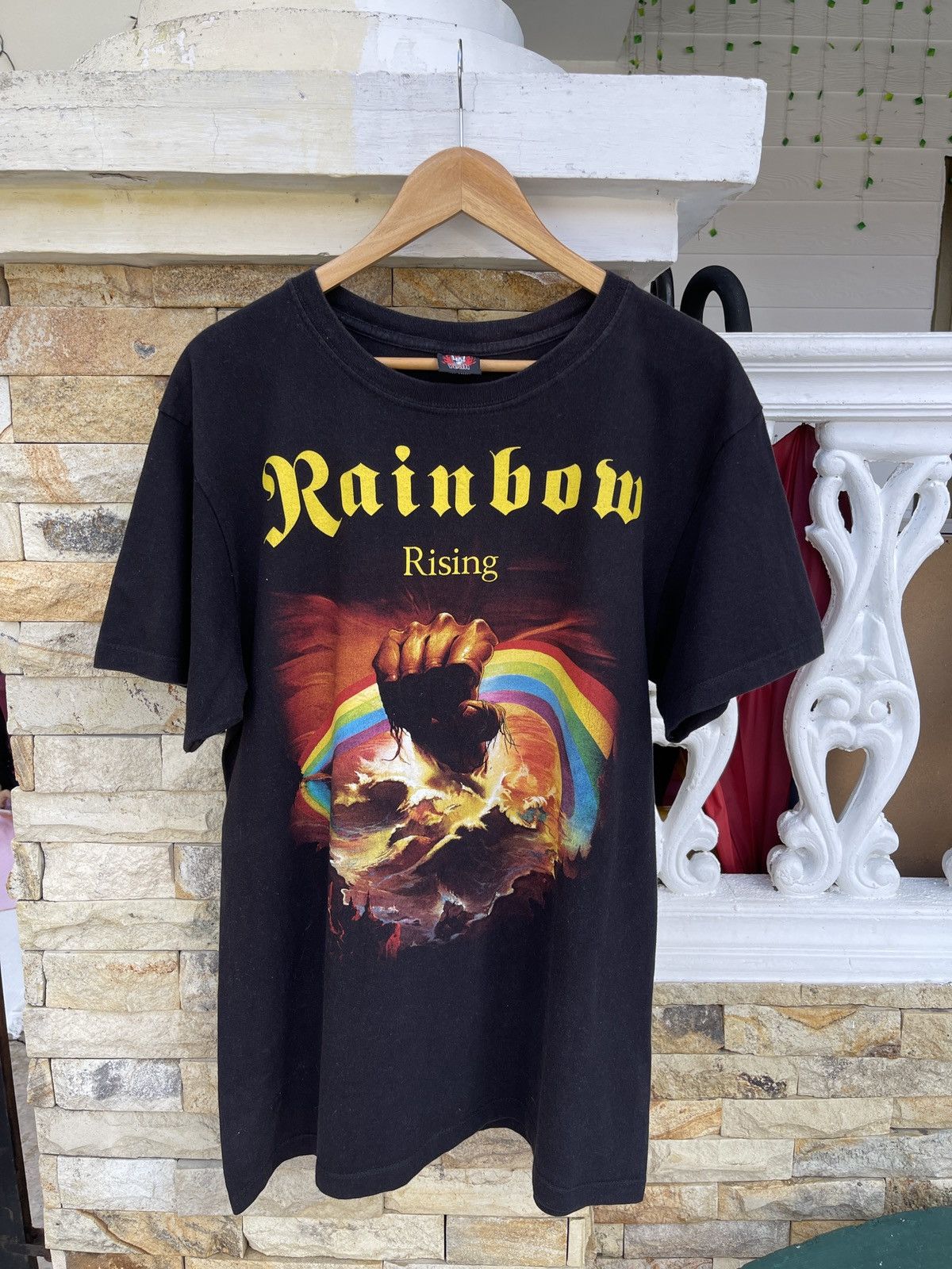 Rainbow top band t shirt