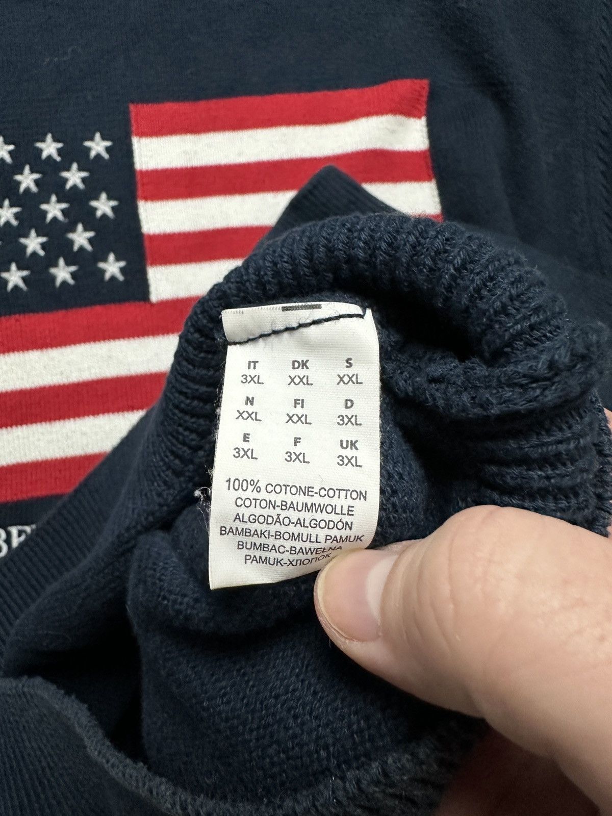 Beverly Hills Polo Club Vintage Beverly Hills Polo Club Flag America Sweater USA 00s Size US XL / EU 56 / 4 - 7 Thumbnail