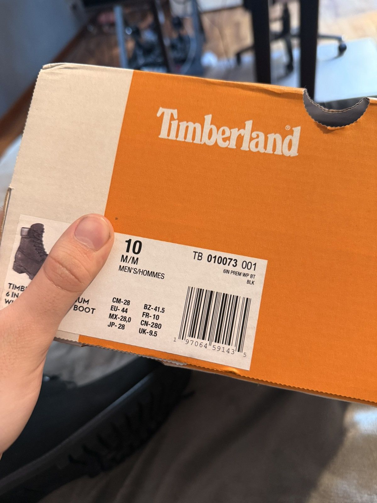 Timberland Timberland 6 inch premium 44 size black winter Size US 11 / EU 44 - 13 Thumbnail