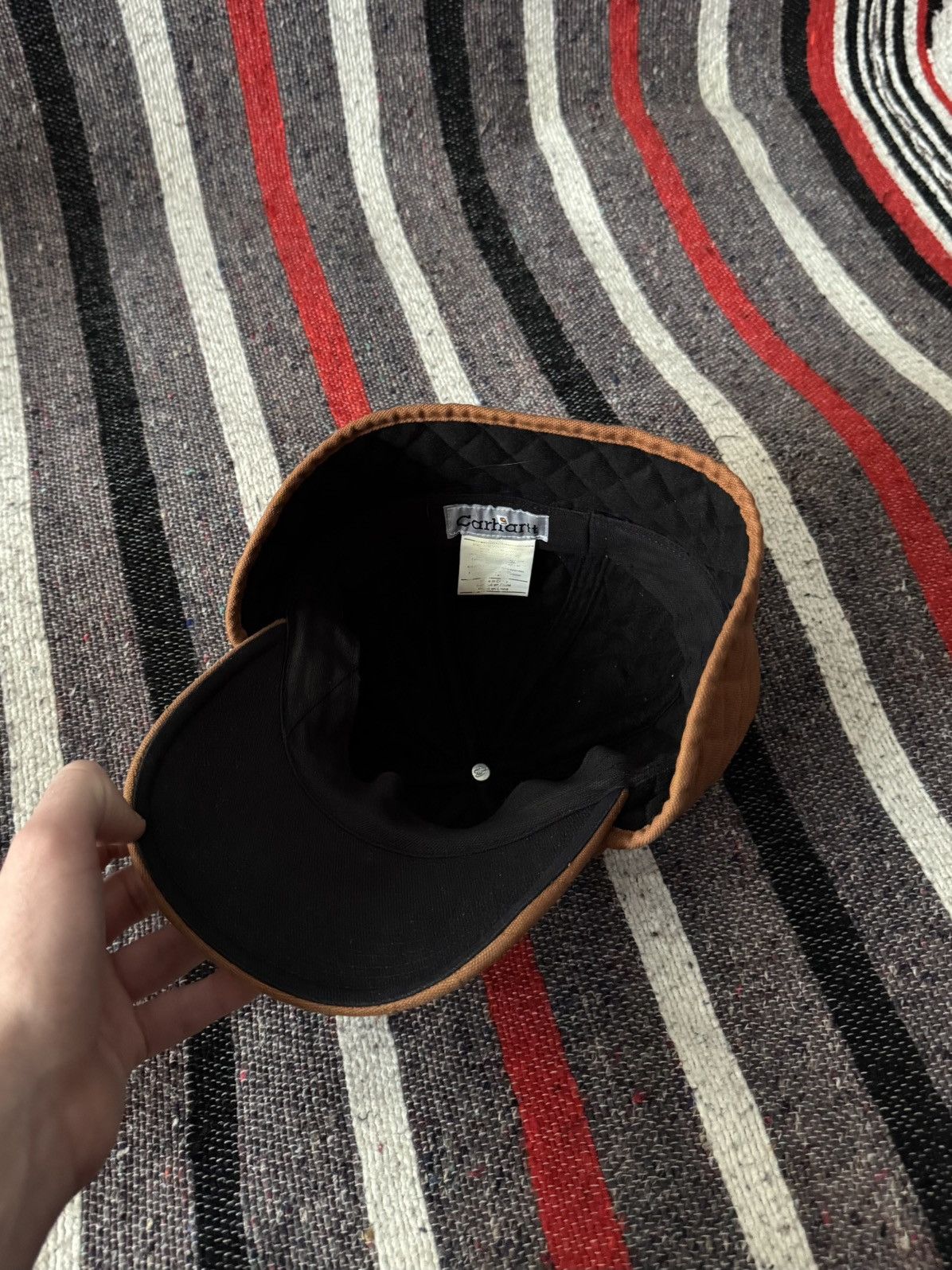 Carhartt Vintage 09’s Carhartt 2006 y2k Brown Winter Workwear Hat Size ONE SIZE - 8 Thumbnail