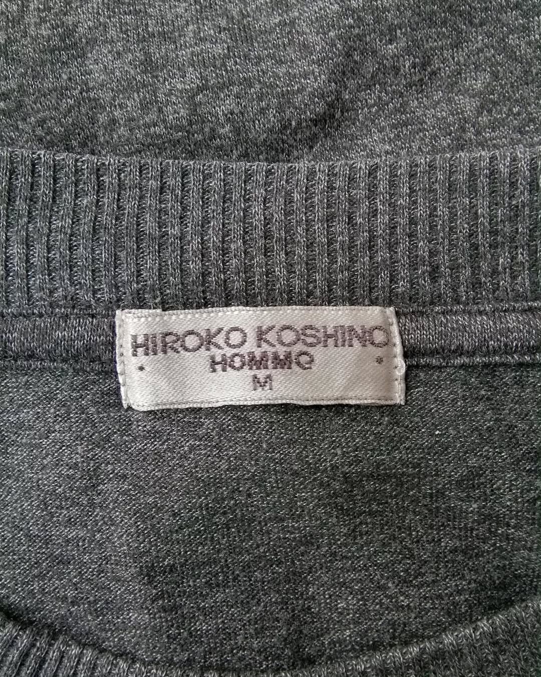 Designer × Hiroko Koshino Homme × Japanese Brand Hiroko Koshino Homme Grey Tees Size US M / EU 48-50 / 2 - 4 Thumbnail