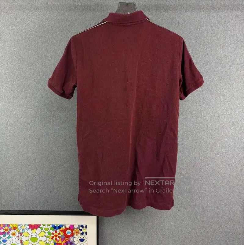 Burberry Burberry Red Men's Polo Shirt XXS. Size US XXS / EU 40 - 2 Thumbnail