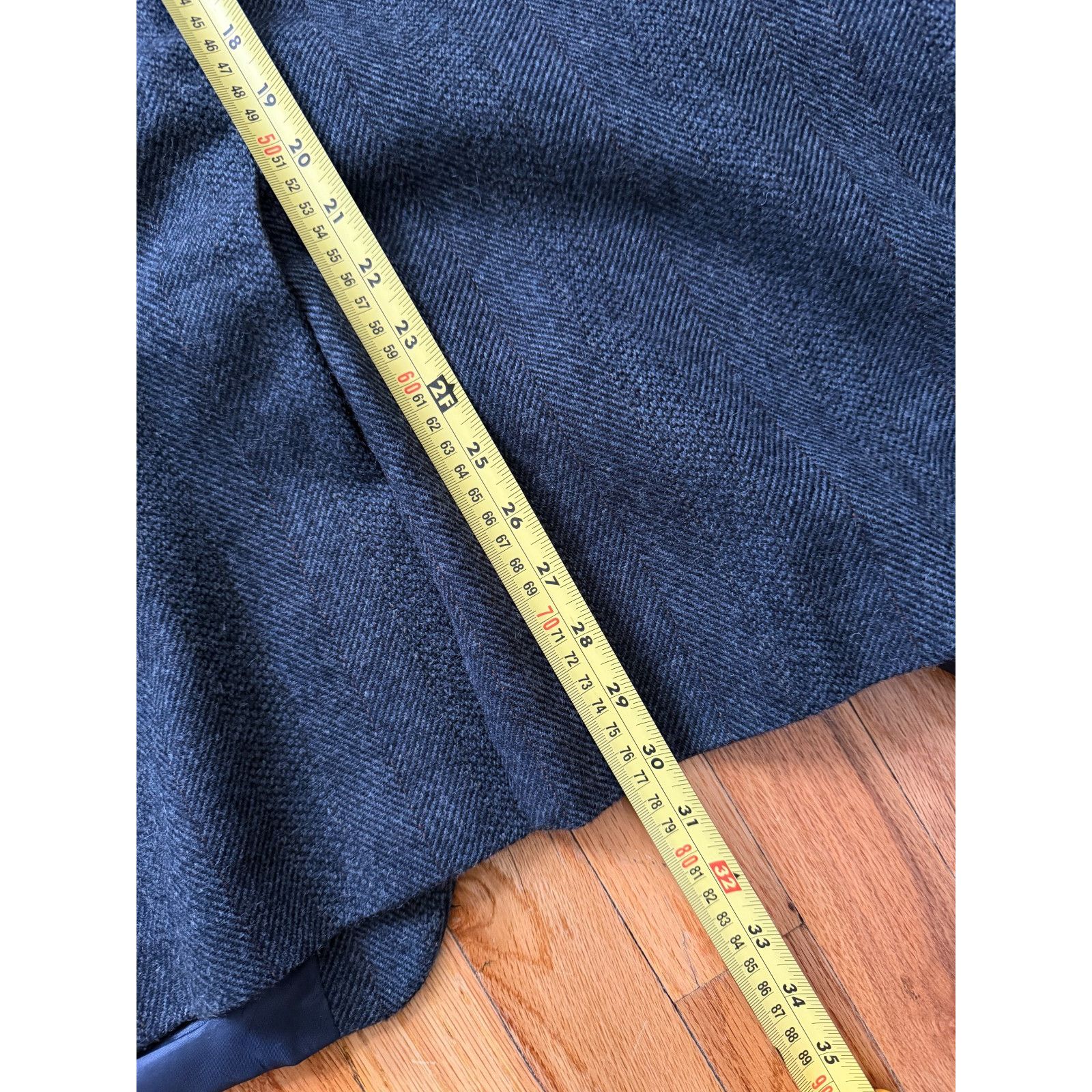 Chaps Ralph Lauren Ralph Lauren Mens 40R Tweed Blazer Navy Herringbone Canada Size 40R - 4 Thumbnail