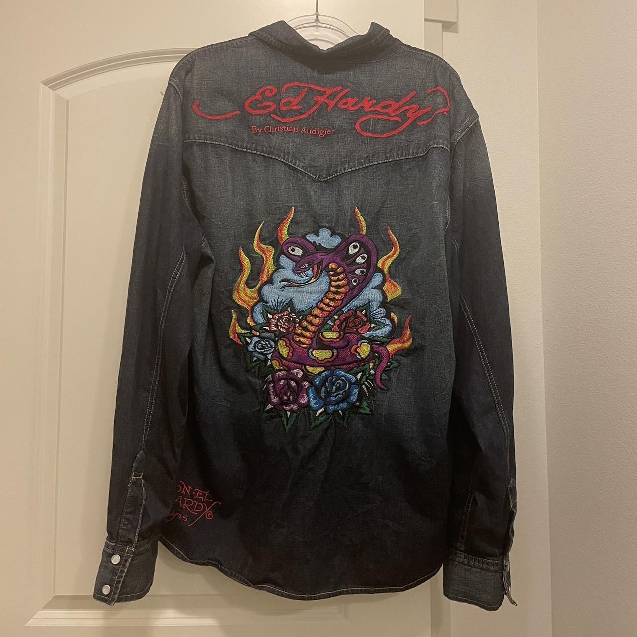 Ed Hardy Ed Hardy Button-up Size US XXL / EU 58 / 5 - 2 Thumbnail