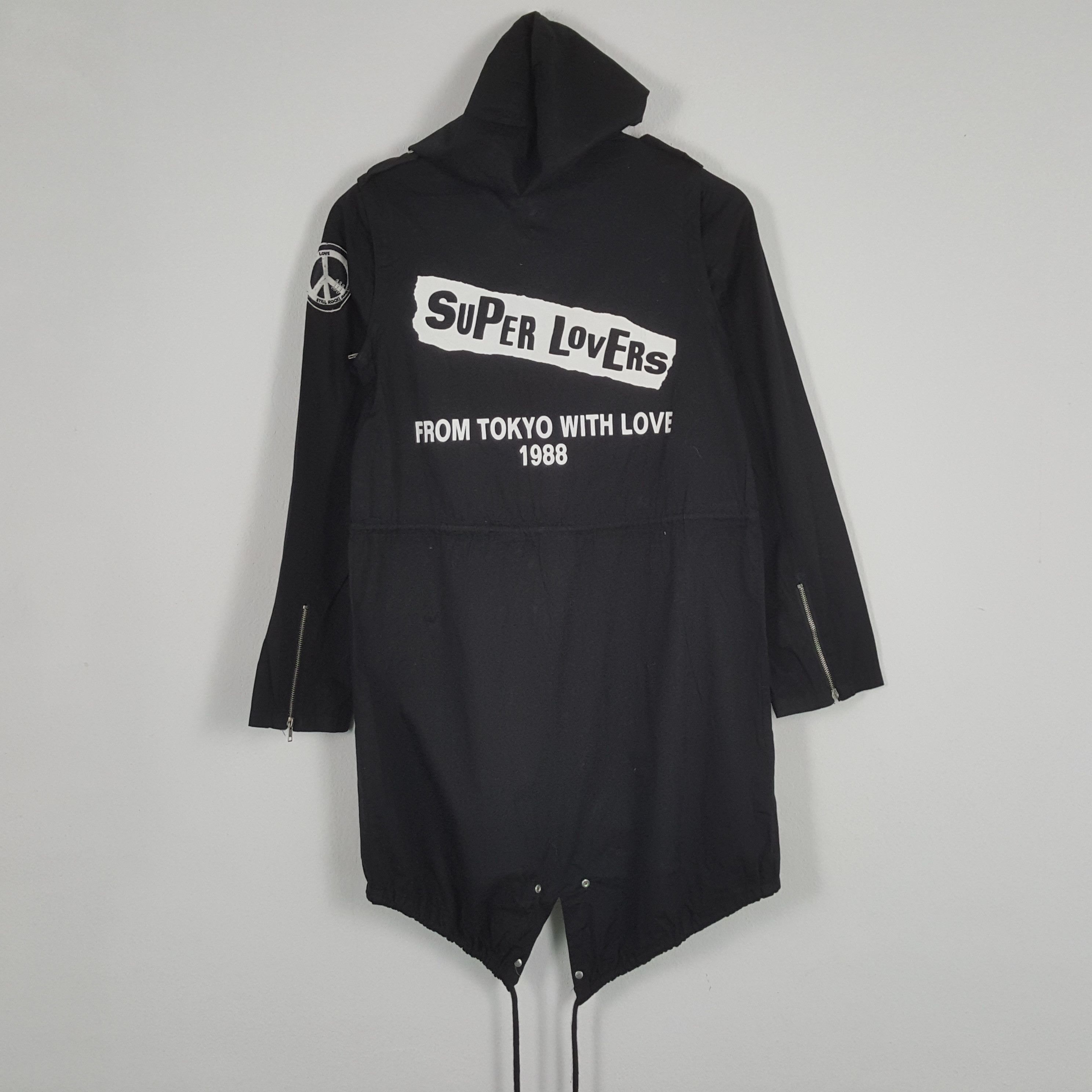 Japanese Brand SUPER LOVERS Rock Punk Fashion Style Parkas Jacket Size US S / EU 44-46 / 1 - 1 Thumbnail