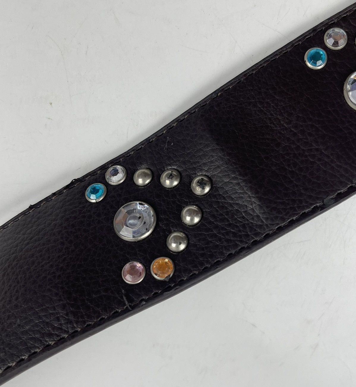 Other studded pvc belt tg2 Size 36 - 9 Thumbnail