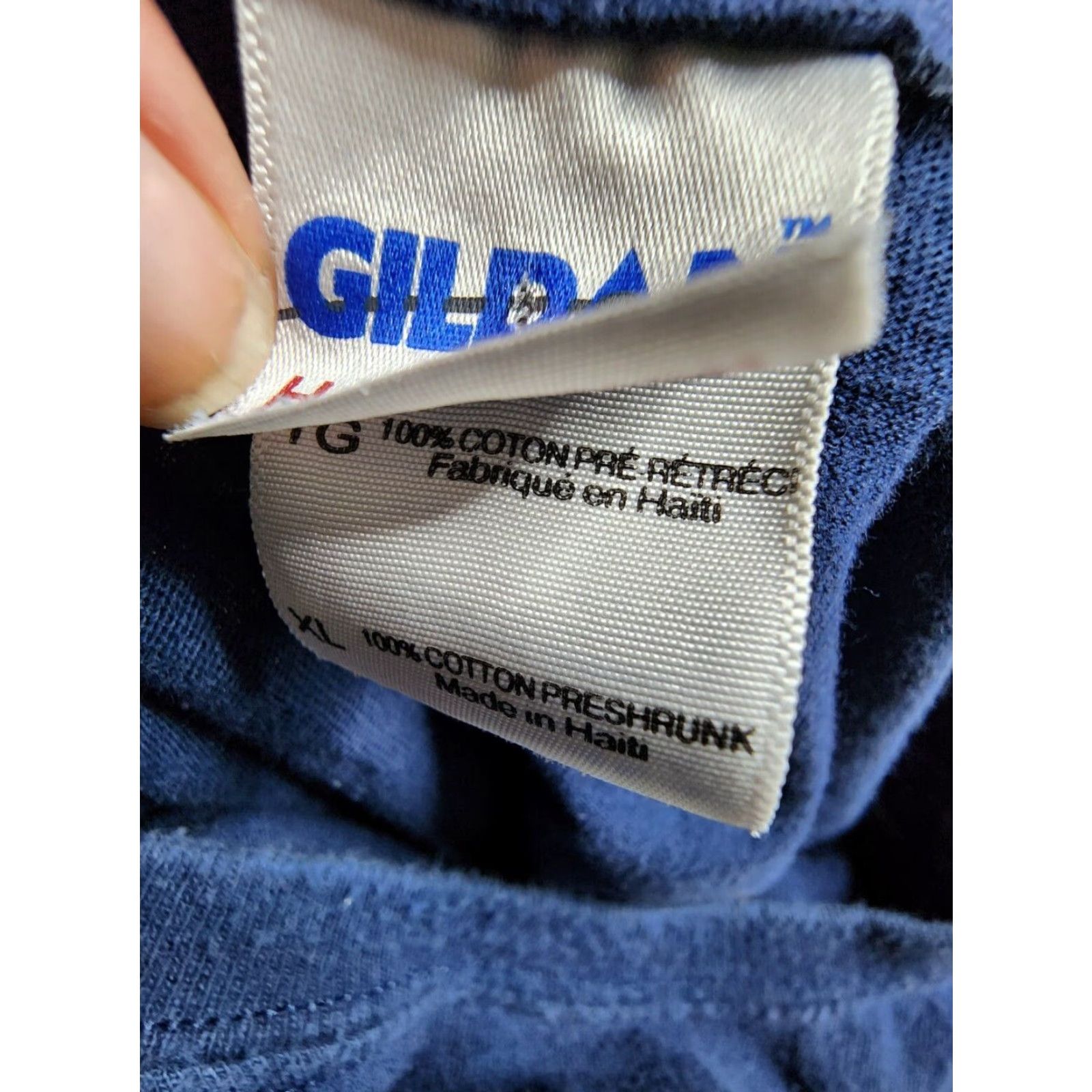 Gildan VINTAGE Morningwood Lumber Company T Shirt Mens XL Blue 100% Cotton Graphic Tee Funny Crew Neck Short Sleeve Gildan Size US XL / EU 56 / 4 - 4 Thumbnail
