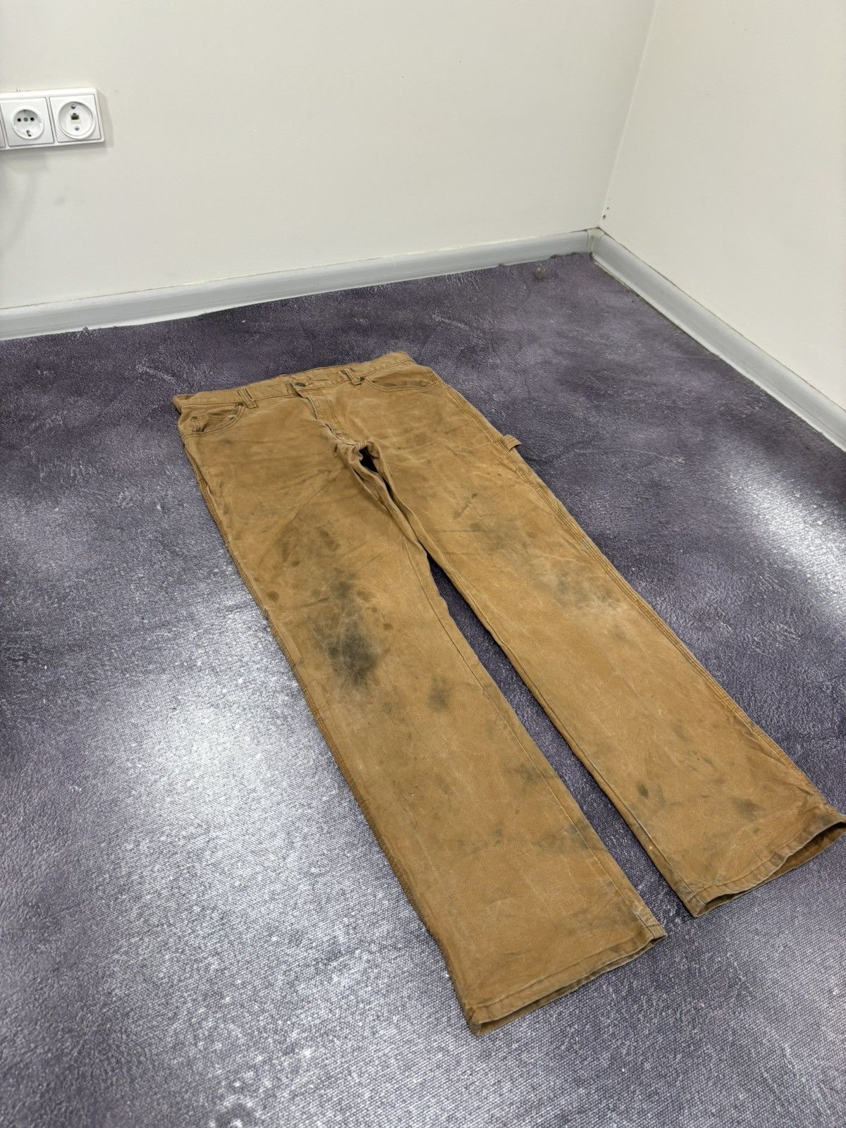 Dickies Vintage Dickies Y2K Distressed Work Hype Baggy Pants Size US 34 / EU 50 - 10 Thumbnail
