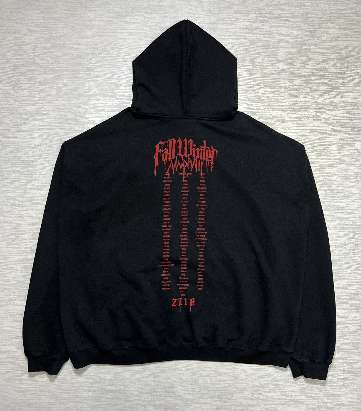 Vetements Vetements - F/W 18 - Metal Tour Hoodie Size US L / EU 52-54 / 3 - 3 Thumbnail