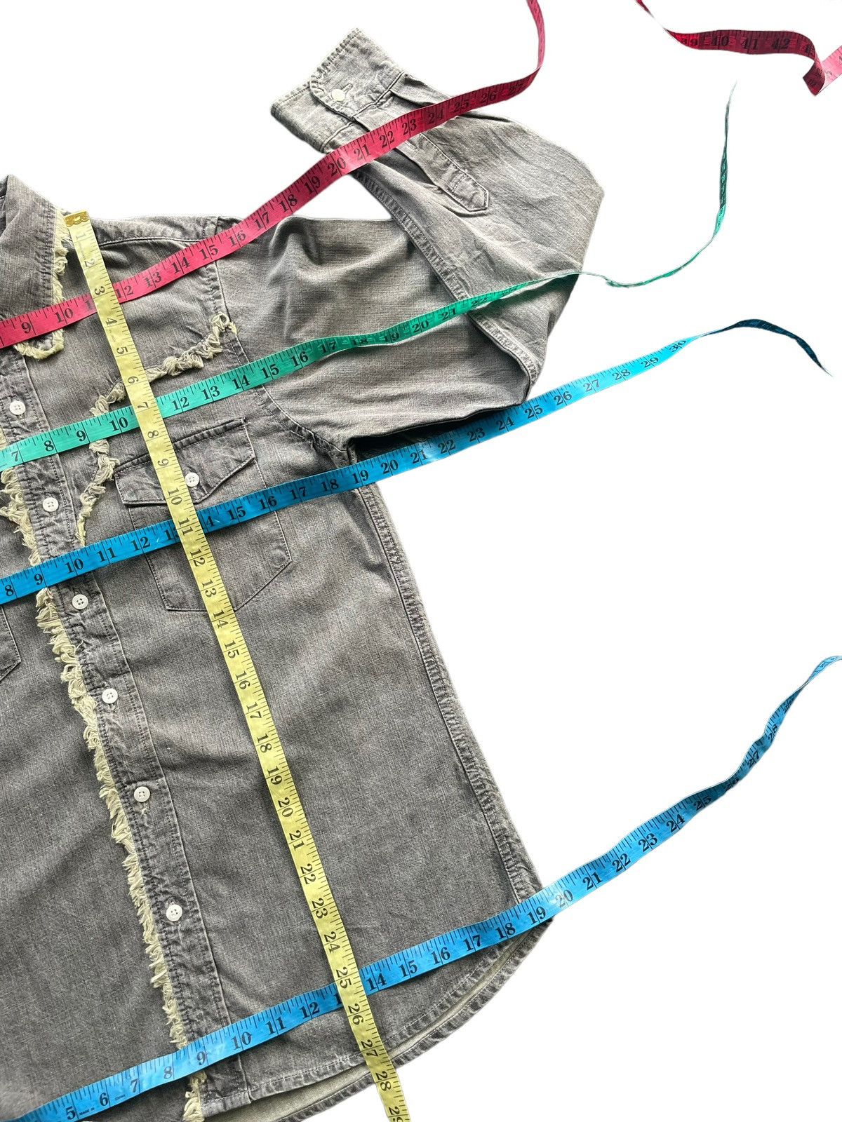 Japanese Brand Japanese Lateral Vibration Western Denim Shirt Size US M / EU 48-50 / 2 - 8 Thumbnail