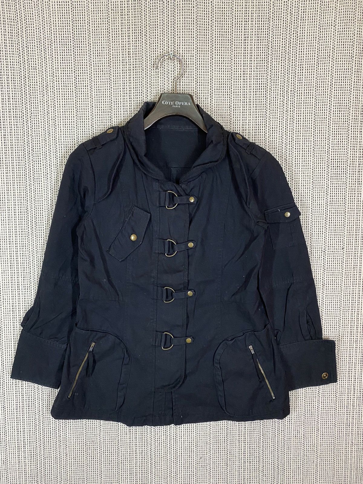 image of Military x Seditionaries Japanase Brand Livre Claire Parka Jacket in Black, Men's (Size Small)