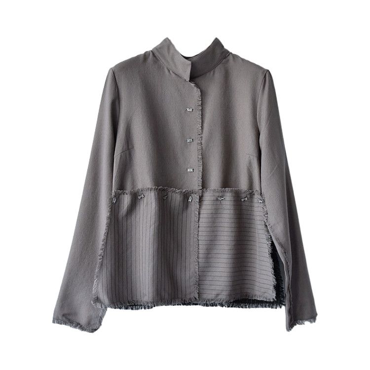 Designer × Vintage 00s NWT Biche De Bere Convertible Fringed Jacket Size XS / US 0-2 / IT 36-38 - 2 Thumbnail