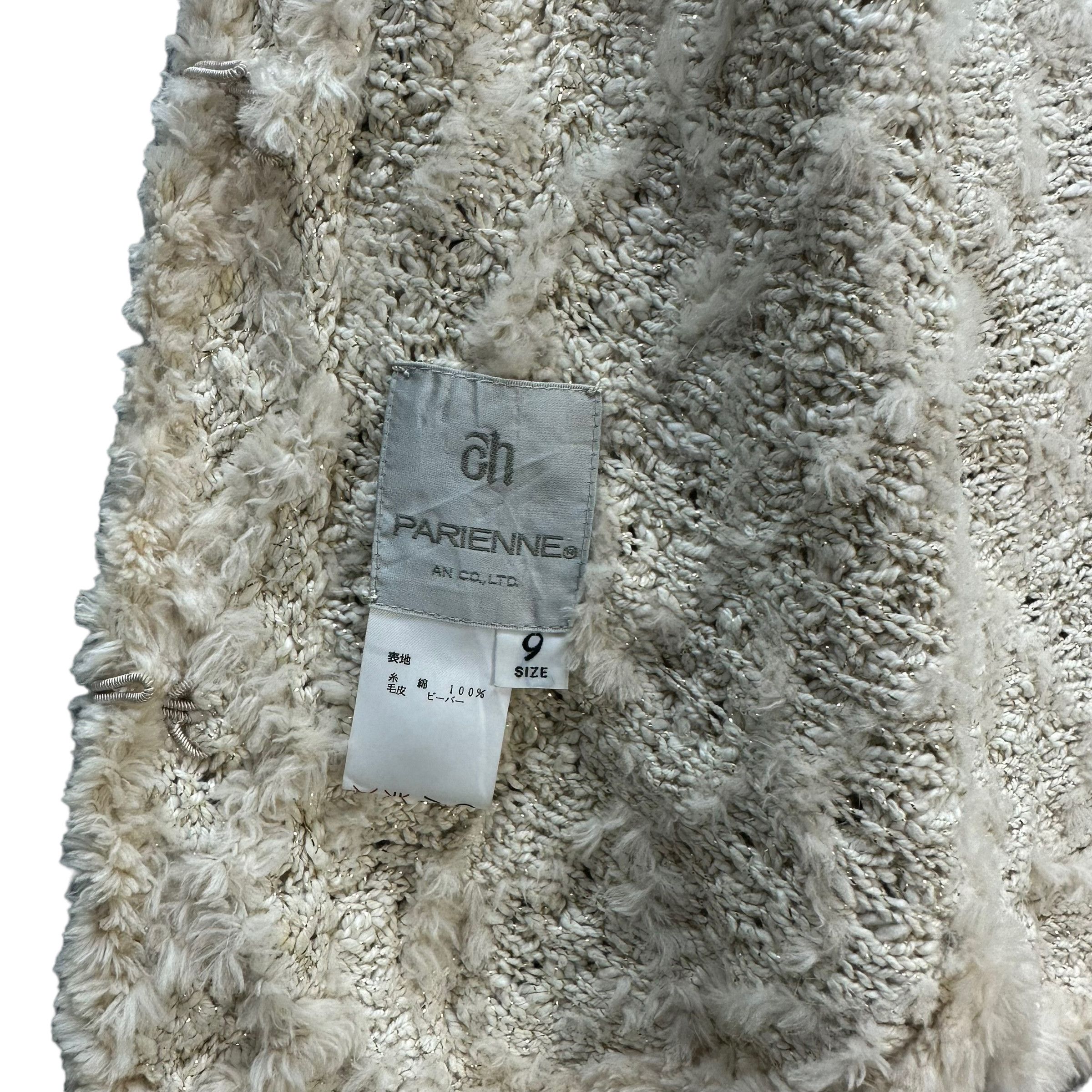 Vintage PAULA LISHMAN LIMITED KNITTED DYED BEAVER FUR VEST #7637-159 Size S / US 4 / IT 40 - 5 Thumbnail