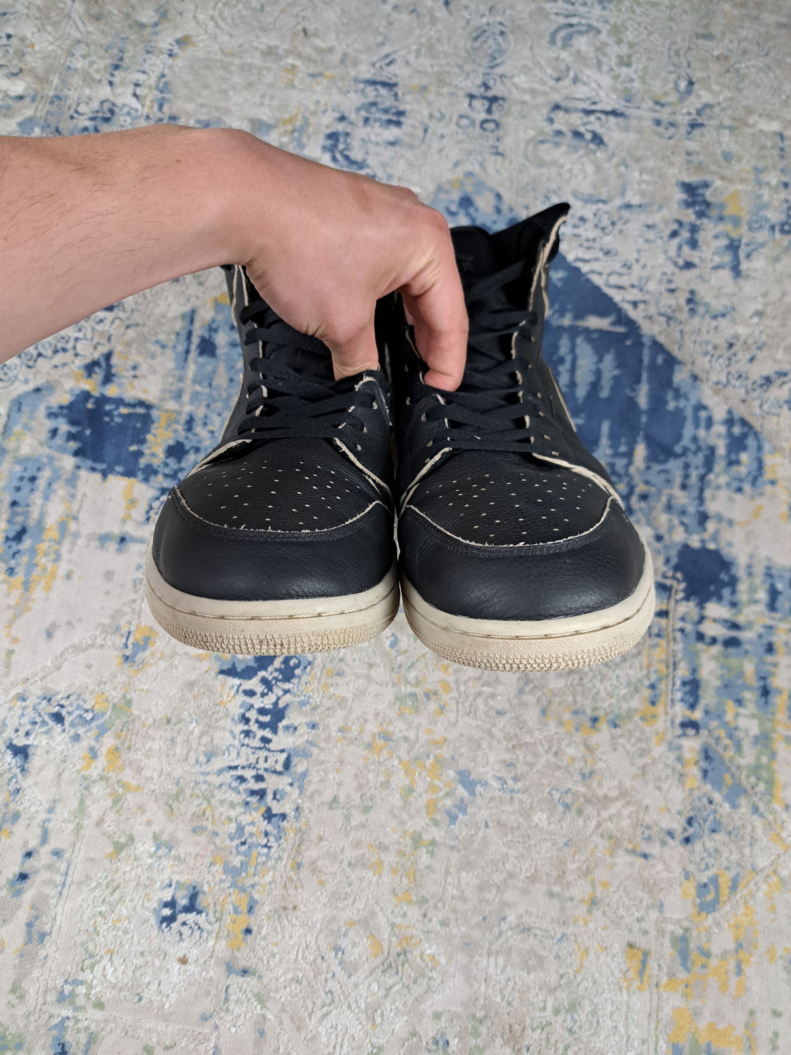 Jordan Brand ❗️17 US❗️Nike Air Jordan High Black Desert Sand Big Size Size US 15 / EU 48 - 5 Thumbnail