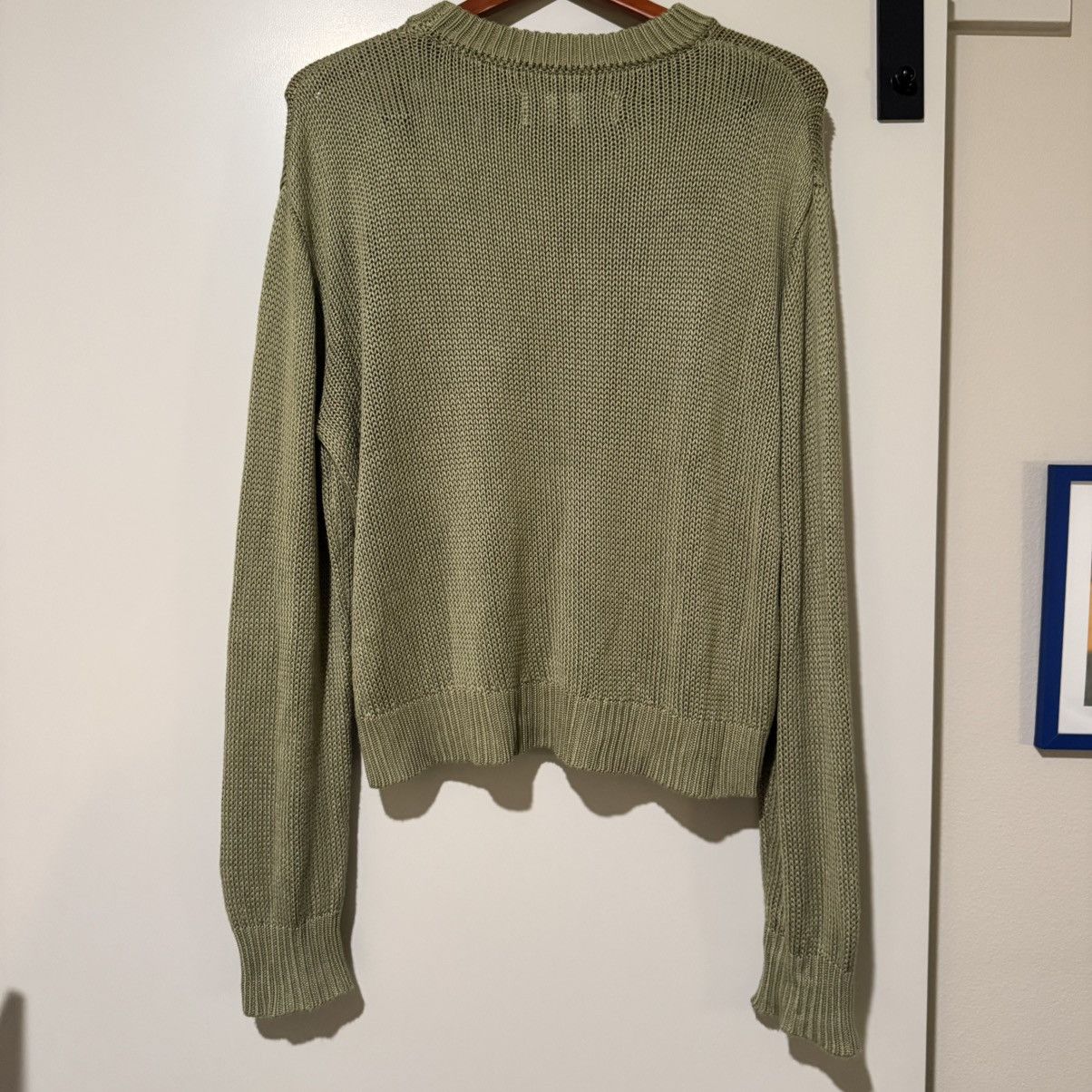 California Arts. California Arts Vicente Open-Weave Sweater | Fern Size US M / EU 48-50 / 2 - 5 Thumbnail