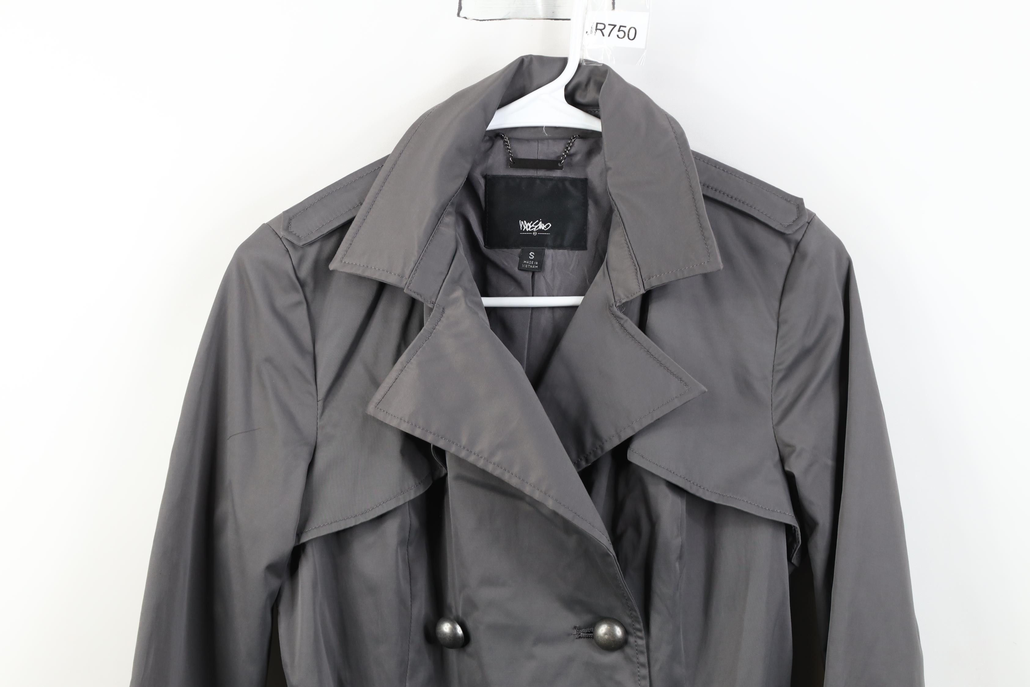 Vintage Vintage Y2K Mossimo Surfing Military Belted Trench Coat Rain Size S / US 4 / IT 40 - 2 Thumbnail