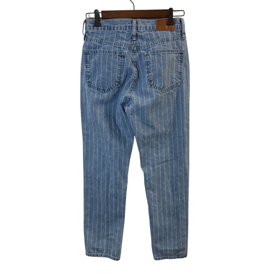 Madewell Madewell Women’s Striped Cropped Jeans Size 25 Size 25" / US 0 / IT 36 - 2 Thumbnail