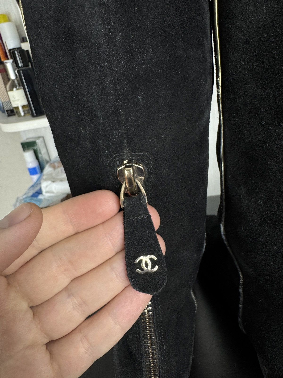Chanel Chanel Archive Suede 90s 00s CC Logo Zipper Knee-High Boots Size US 8 / IT 38 - 8 Thumbnail