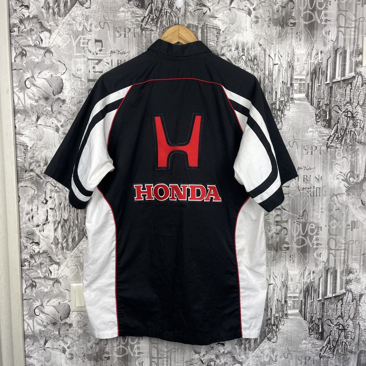 Honda Honda Racing Shirt Formula Uno F1 Big Logo Vintage Size US XL / EU 56 / 4 - 1 Thumbnail