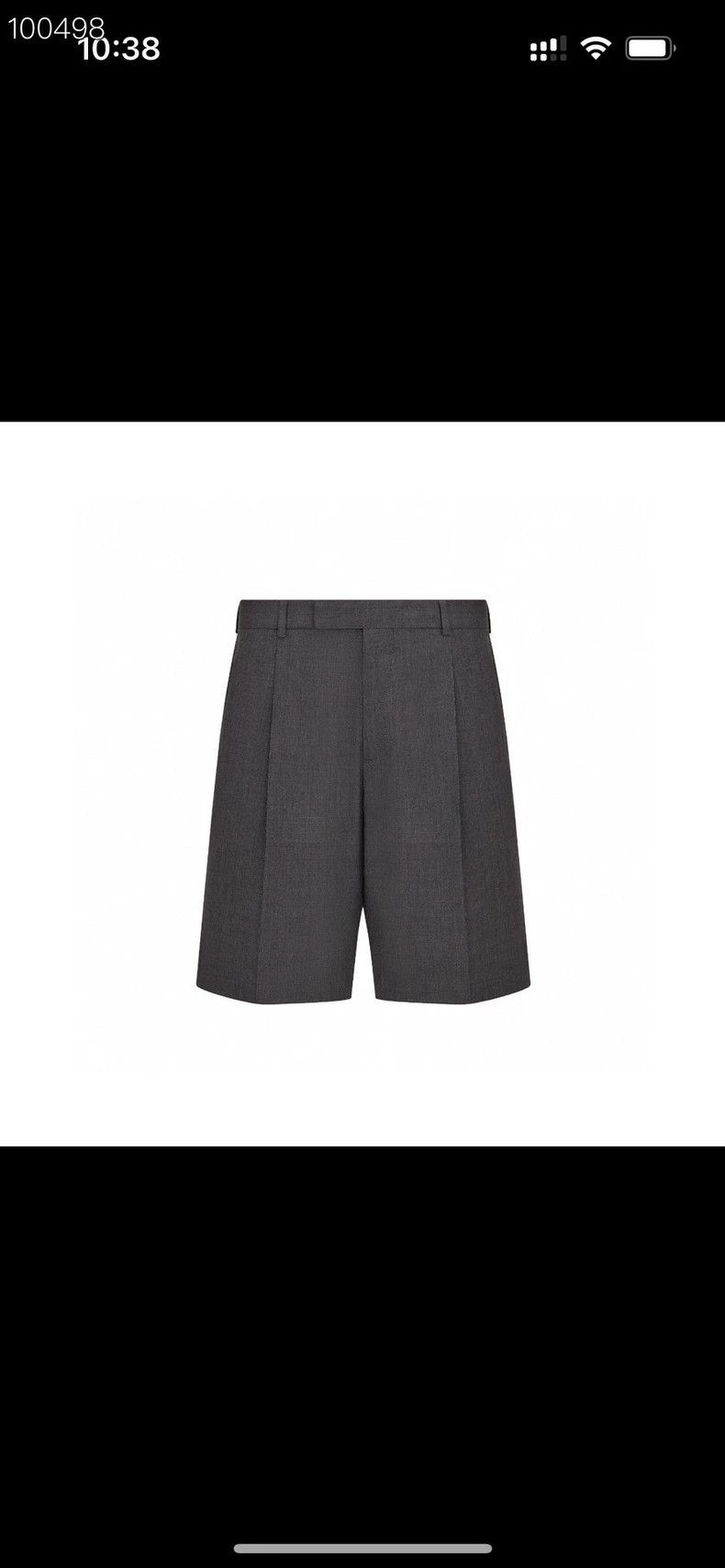Dior Dior Dark gray shorts 2503-Nextarrow Size US 30 / EU 46 - 1 Thumbnail