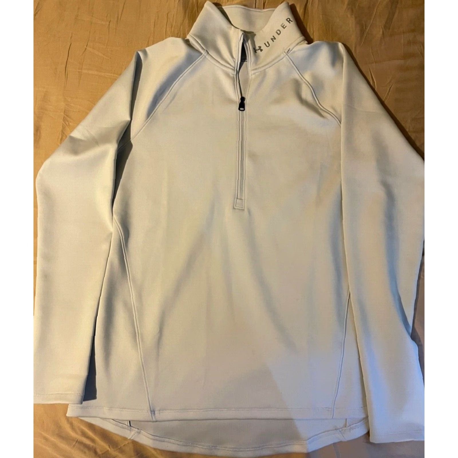 Under Armour Under Armour Women’s Pullover L Light Gray fitted cold Gear coupe Size L / US 10 / IT 46 - 2 Thumbnail