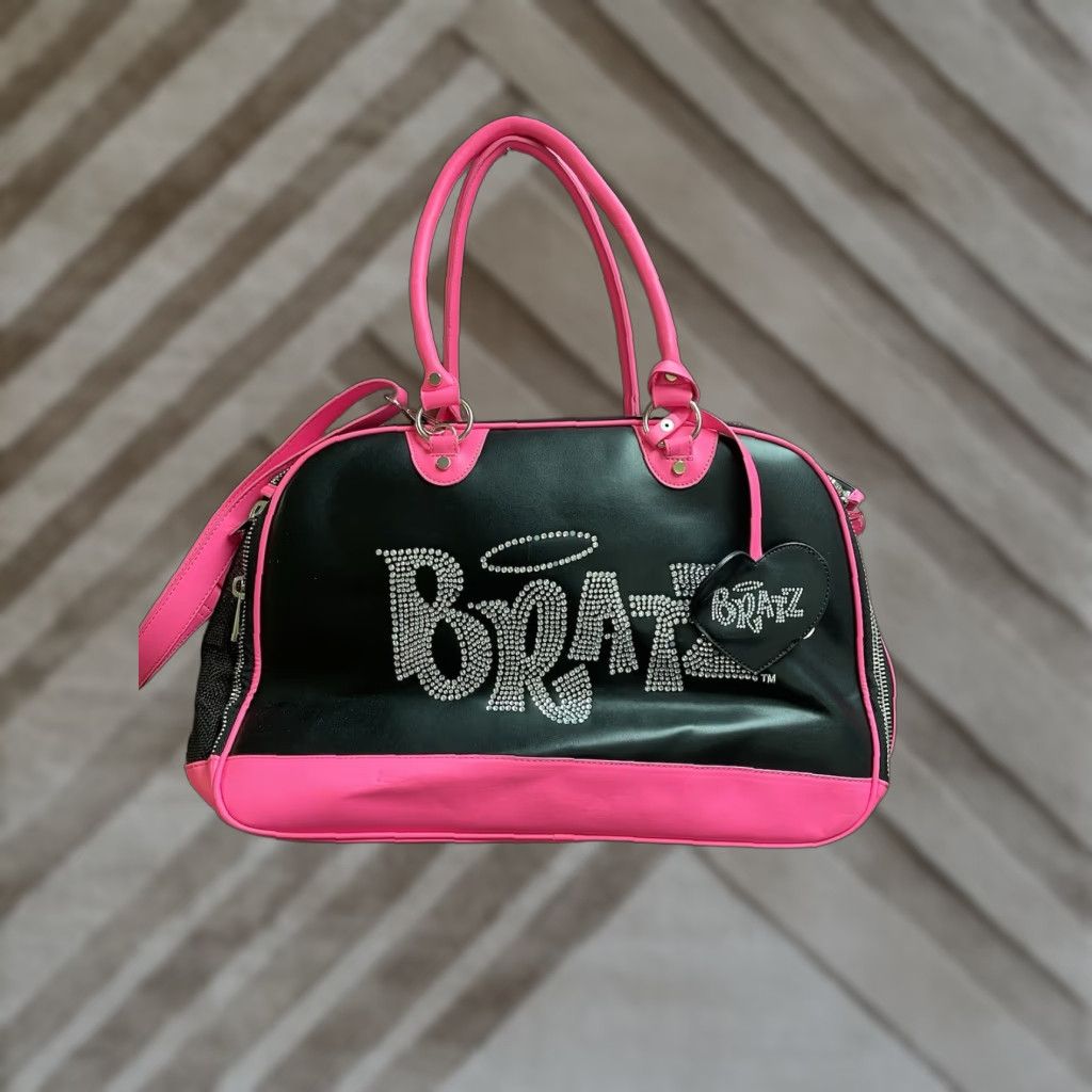 Dolls Kill Dolls Kill x Bratz Sparkle Addict Rhinestone Dog Carried Bag Crossbody Pink Womens Kid? Size ONE SIZE - 1 Thumbnail