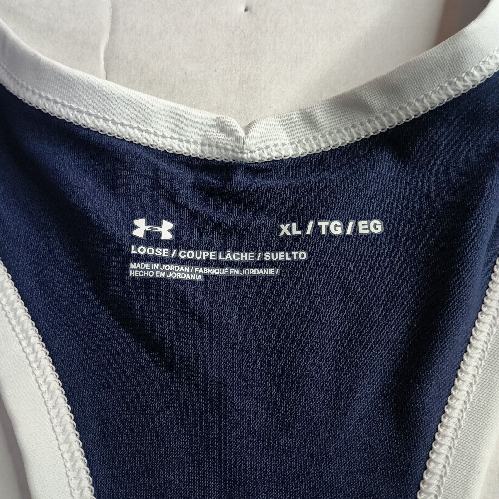 Under Armour Under Armour Project Rock Tank Hardest Worker Men’s XL Blue Size US XL / EU 56 / 4 - 3 Thumbnail
