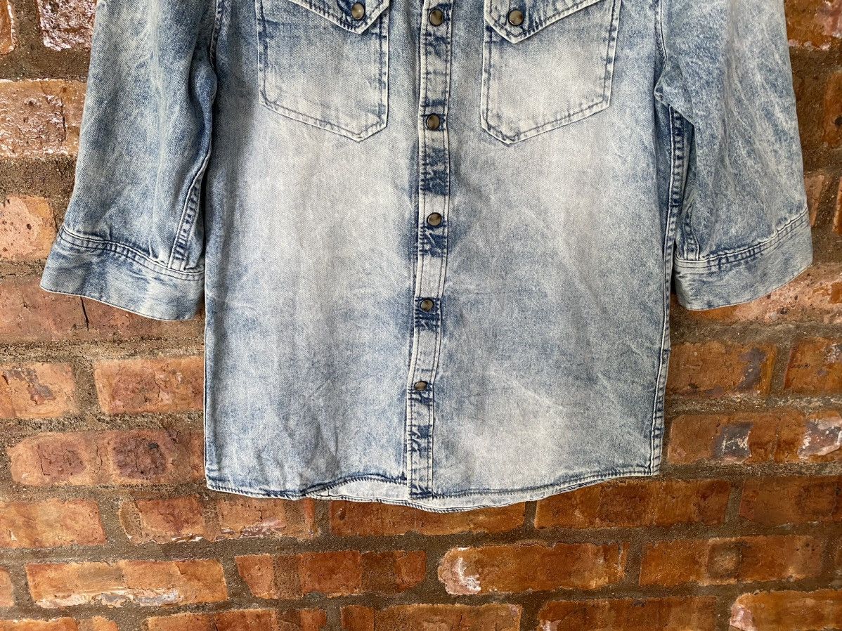 GOSTAR DE FUGA Gostar De Fuga Wash Denim 3/4 Sleeve Size US M / EU 48-50 / 2 - 5 Thumbnail