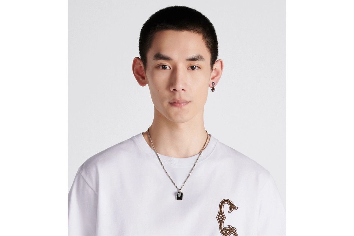 Dior o1bcso1str1124 CD Interlaced Relaxed-Fit T-Shirt in White Size US XL / EU 56 / 4 - 7 Thumbnail