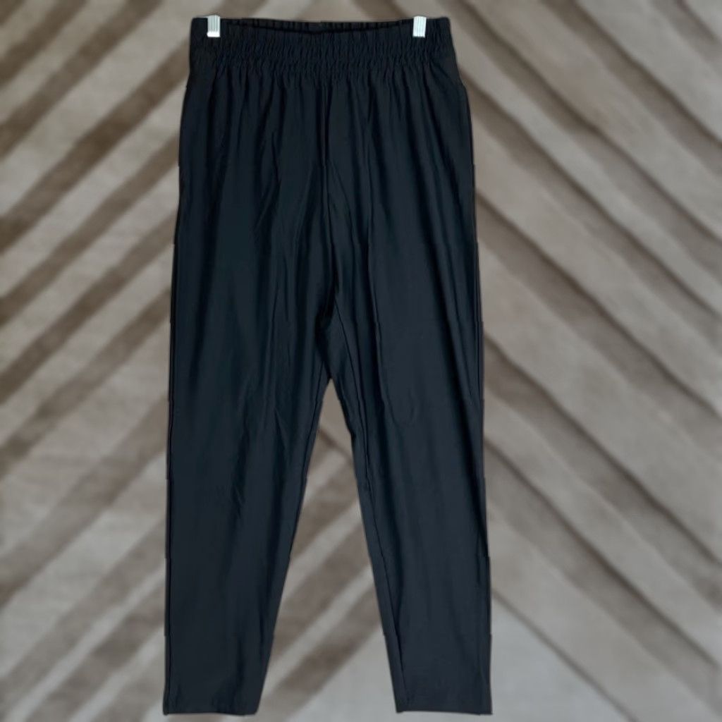 Vintage Victoria Sport Womens Pants Black Pull On High Rise Athleisure Casual Stretch S Pants Size 28" / US 6 / IT 42 - 1 Thumbnail