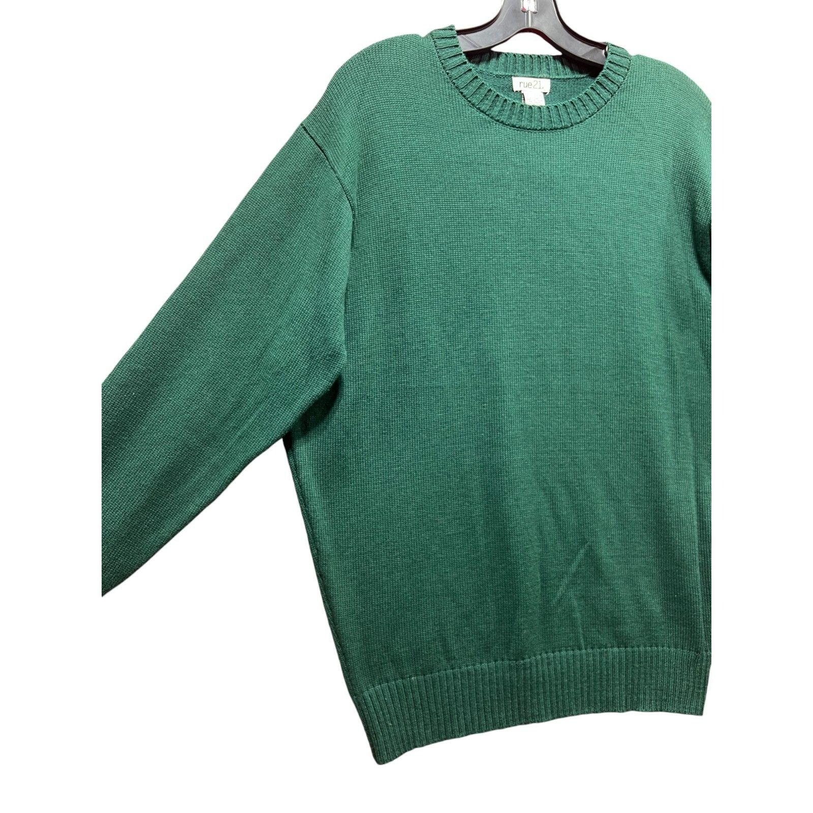 rue21 Rue 21 - Men's Casual Long Sleeve Sweater - Green - Small Size US S / EU 44-46 / 1 - 10 Thumbnail