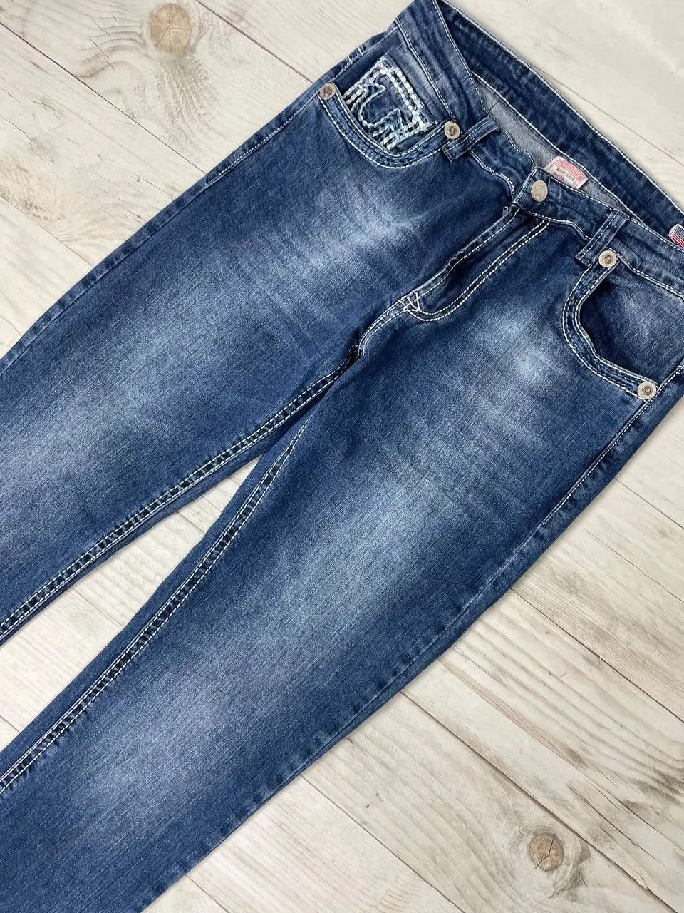 True Religion Vintage True Religion Ricky Super T Denim Jeans Japan Size US 36 / EU 52 - 3 Thumbnail