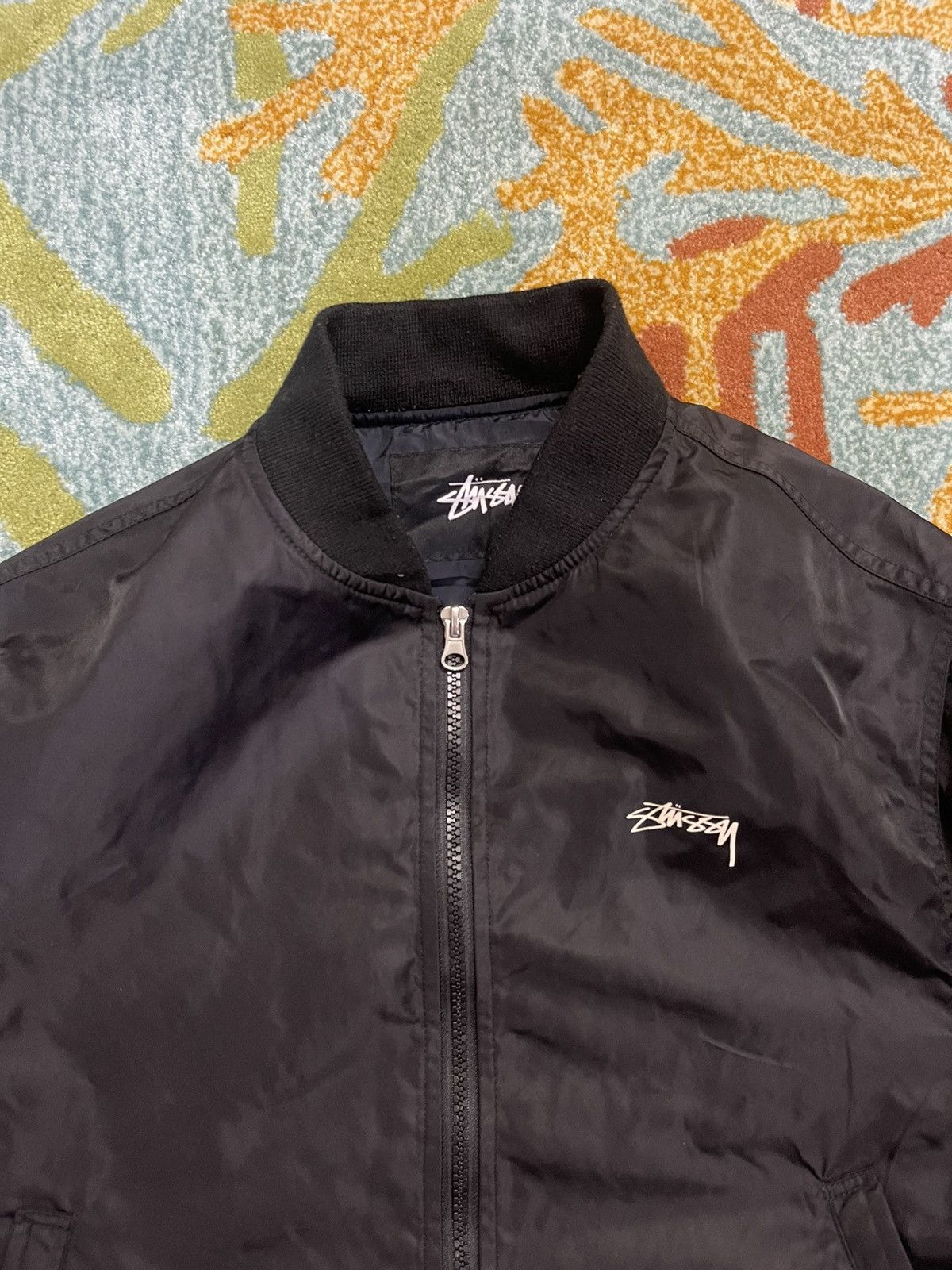 Stussy Stussy MA-1 blouson black Size US M / EU 48-50 / 2 - 2 Thumbnail