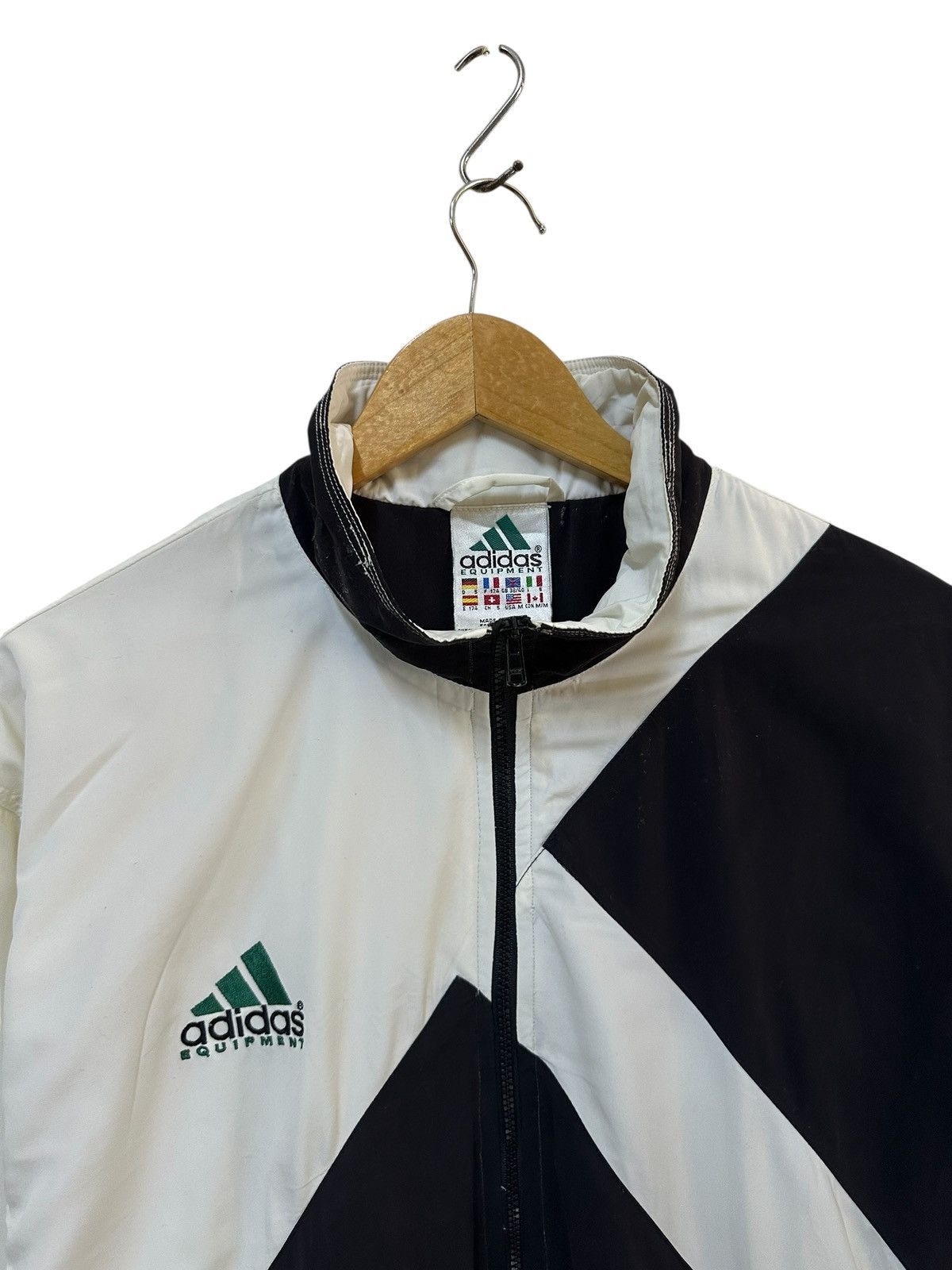 Adidas vintage adidas equipment jacket Size US L / EU 52-54 / 3 - 3 Thumbnail