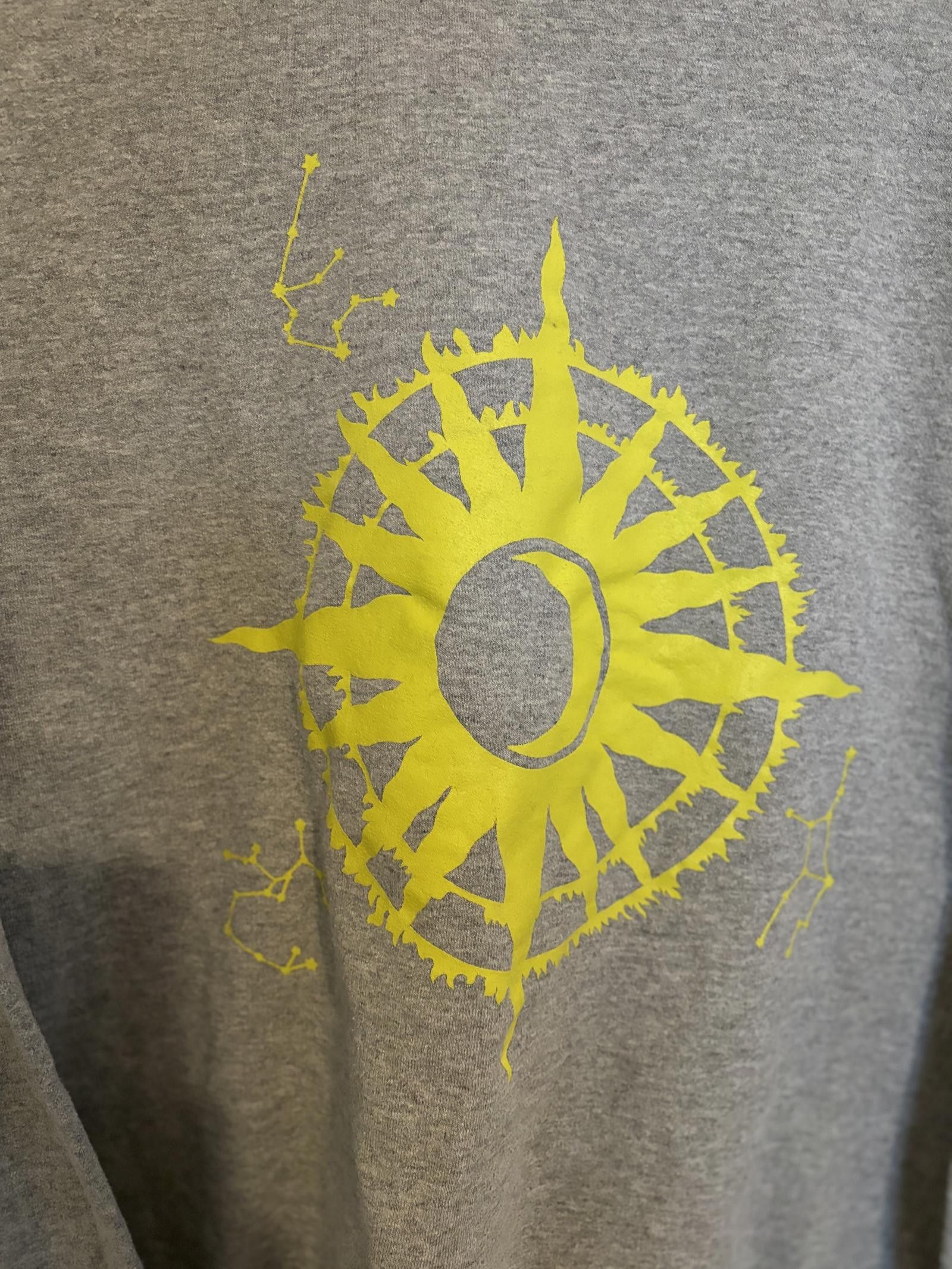 Designer Astrology Horoscope Neon Riot Large Graphic Sweatshirt Gray Size L / US 10 / IT 46 - 2 Thumbnail